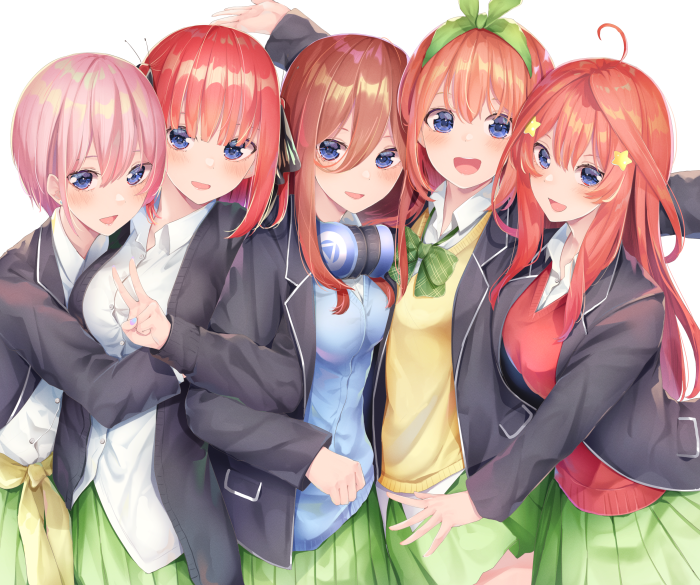 The Quintessential Quintuplets Yotsuba Miku Itsuki Nino