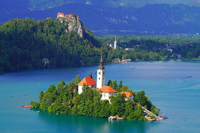 K K Lake Bled Slovenia Lake Island Castles Hd Wallpaper Rare