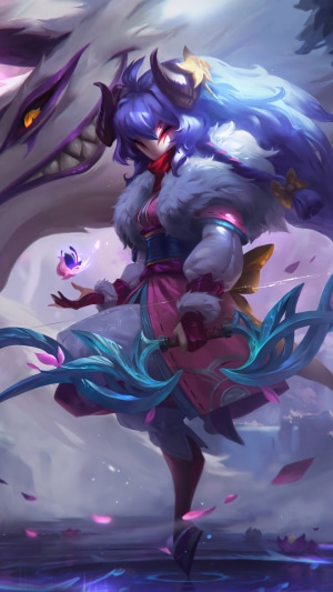 League Of Legends Lol Video Game Kindred Spirit Blossom K Hd