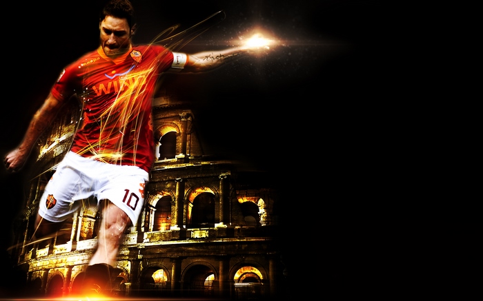 Francesco Totti Hd A S Roma Hd Wallpaper Rare Gallery