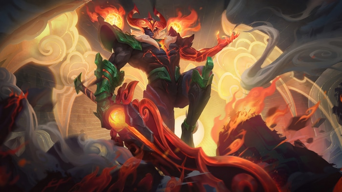 Shan Hai Scrolls Aatrox LoL League Of Legends LoL Wild Rift Splash