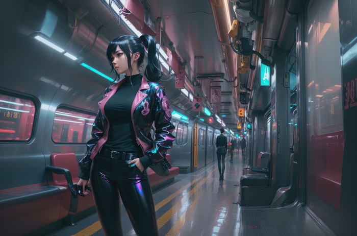 Cyberpunk Scifi Ai Girls Ai Artist Artwork Digital Art Hd 4k