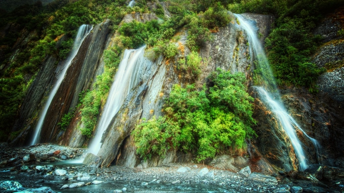 K Trees Trey Ratcliff Water K New Zealand Rocks Nature