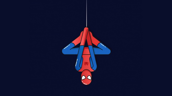 Spiderman Superheroes Hd K Minimalism Minimalist Artist