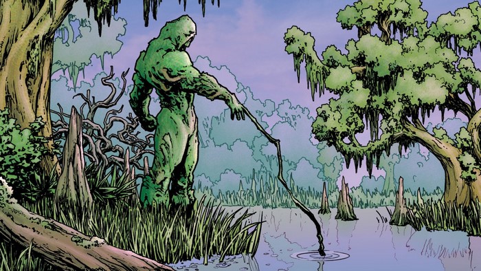 1002983 Forest Illustration Green Cartoon Swamp Thing Comic Books