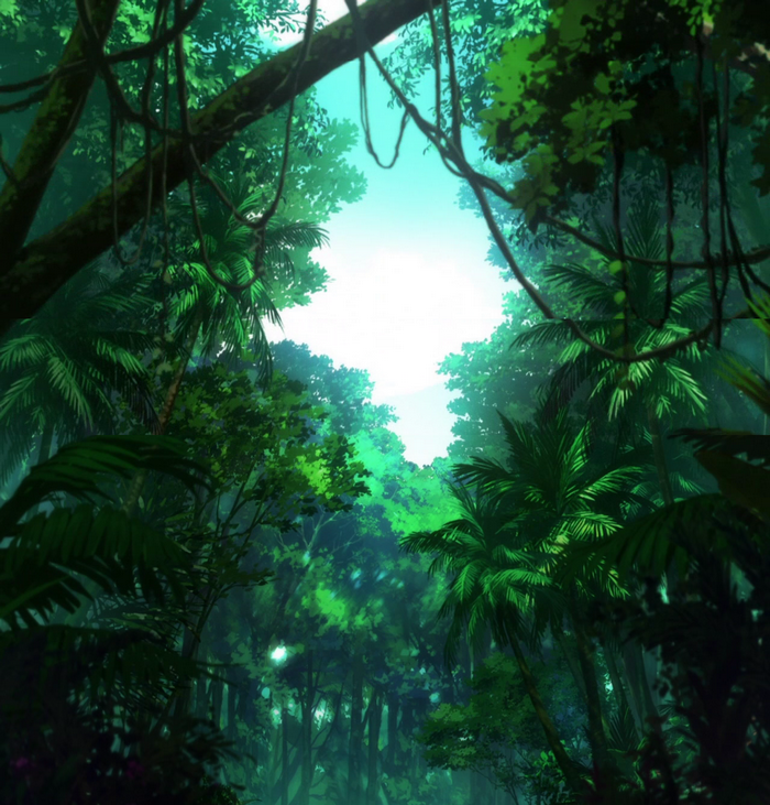 Sunlight Trees Forest Artwork Branch Green Jungle Rainforest