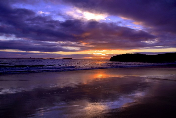 Sunlight Landscape Sunset Sea Bay Shore Reflection Sky