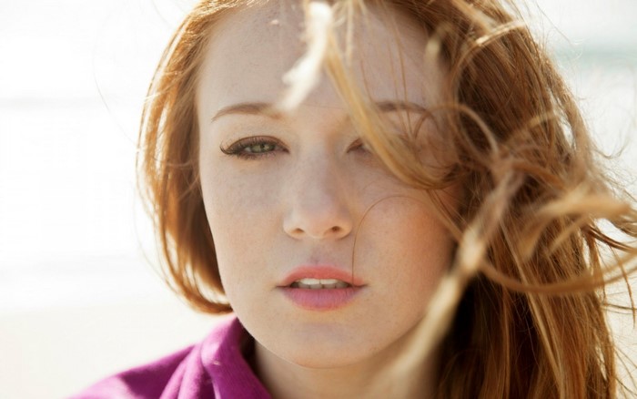 Face Women Redhead Model Portrait Long Hair Glasses Photography