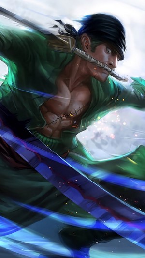 Zoro Katana Sword Style One Piece K Hd Phone Wallpaper Rare