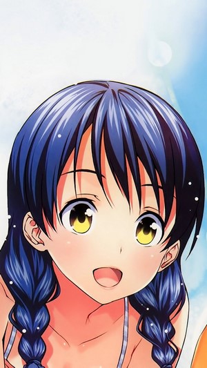 Food Wars Anime Girls Swimsuit Megumi Tadokoro Ikumi Mito 4k HD