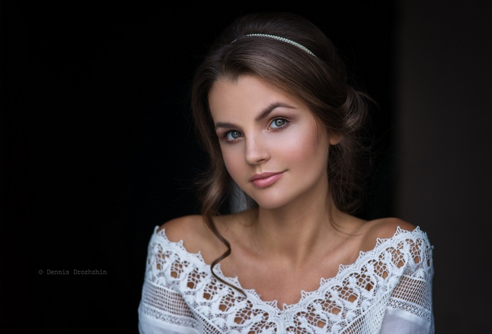 Pink Lipstick Portrait Dennis Drozhzhin Px Women Brunette Kate