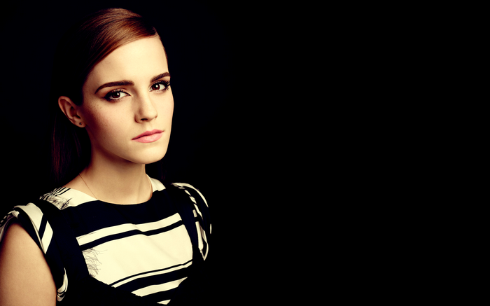 Actress Emma Watson Celebrity Women Simple Background Brunette HD