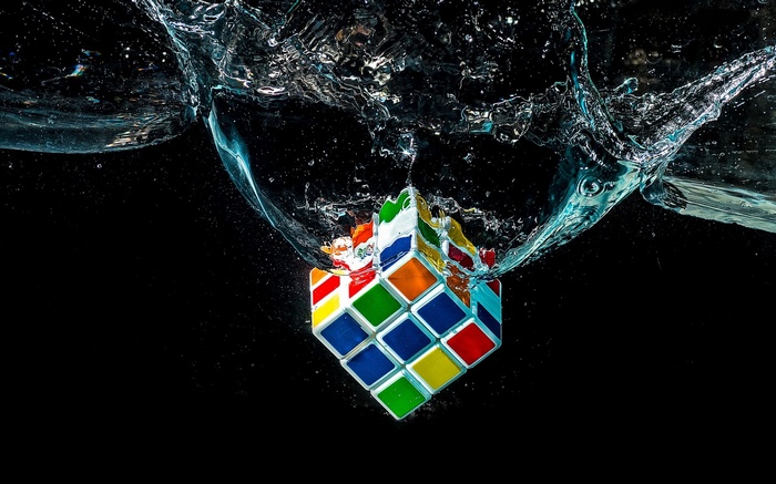 4538447 Rubiks Cube Water Digital Art Rare Gallery HD Wallpapers