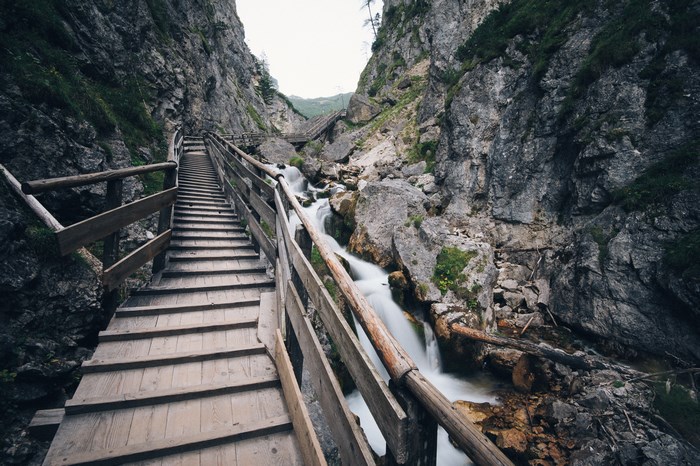 X Mountain Walkway Water Wildlife Public Domain Images