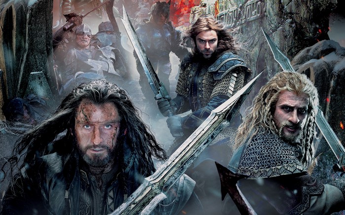 Richard Armitage Aidan Turner Dean O Gorman The Hobbit Men