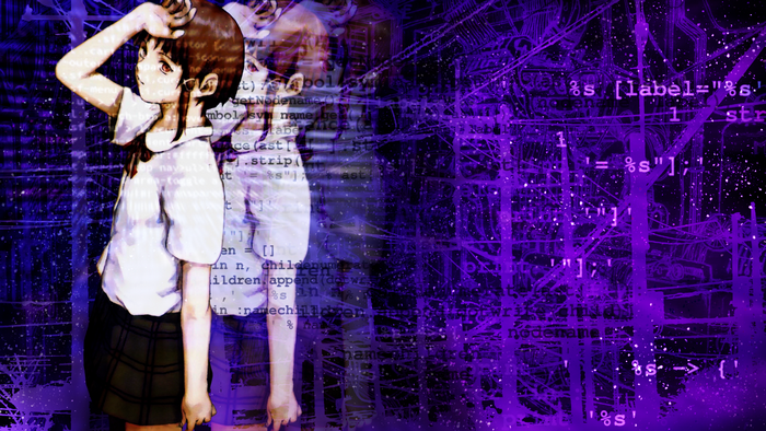 Manga Anime Girls Serial Experiments Lain Lain Iwakura Hd Wallpaper