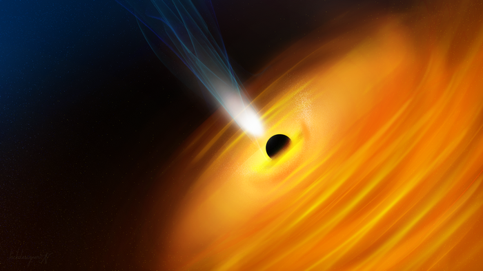 Supermassive Black Hole Digital Art Black Holes HD Wallpaper Rare