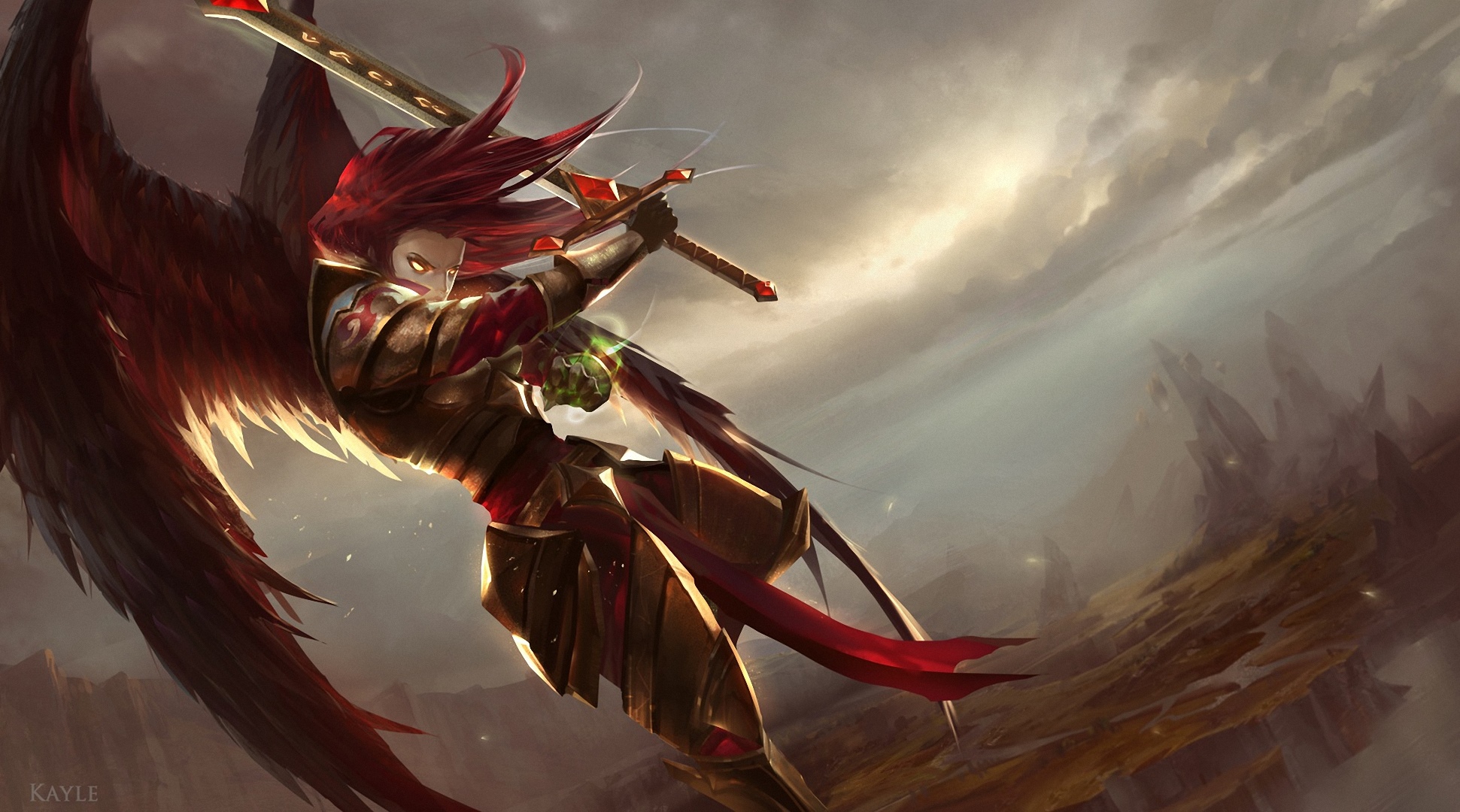 Kayle (League Of Legends) HD wallpapers