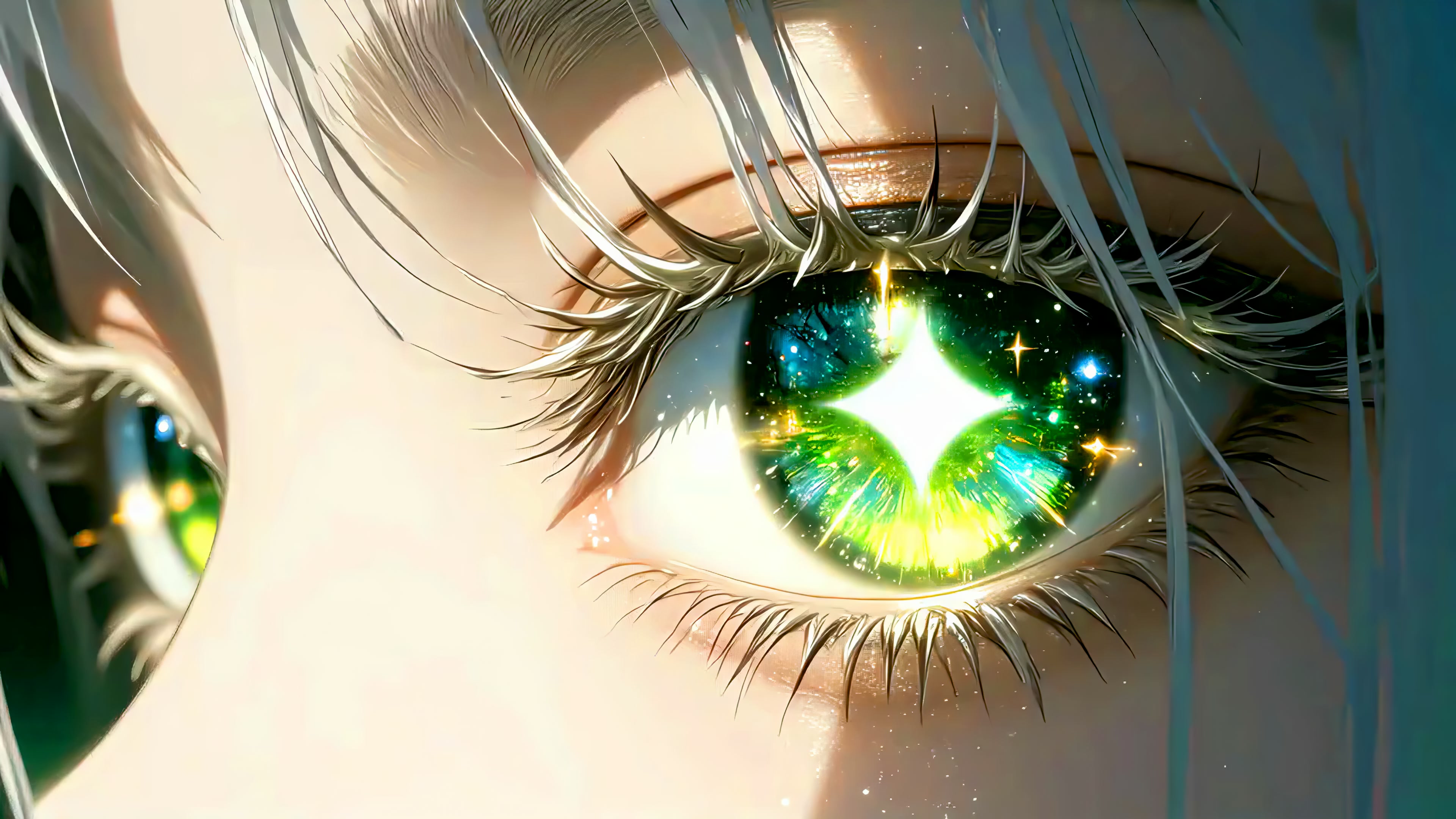 Starry Eye Close Up Live Wallpaper