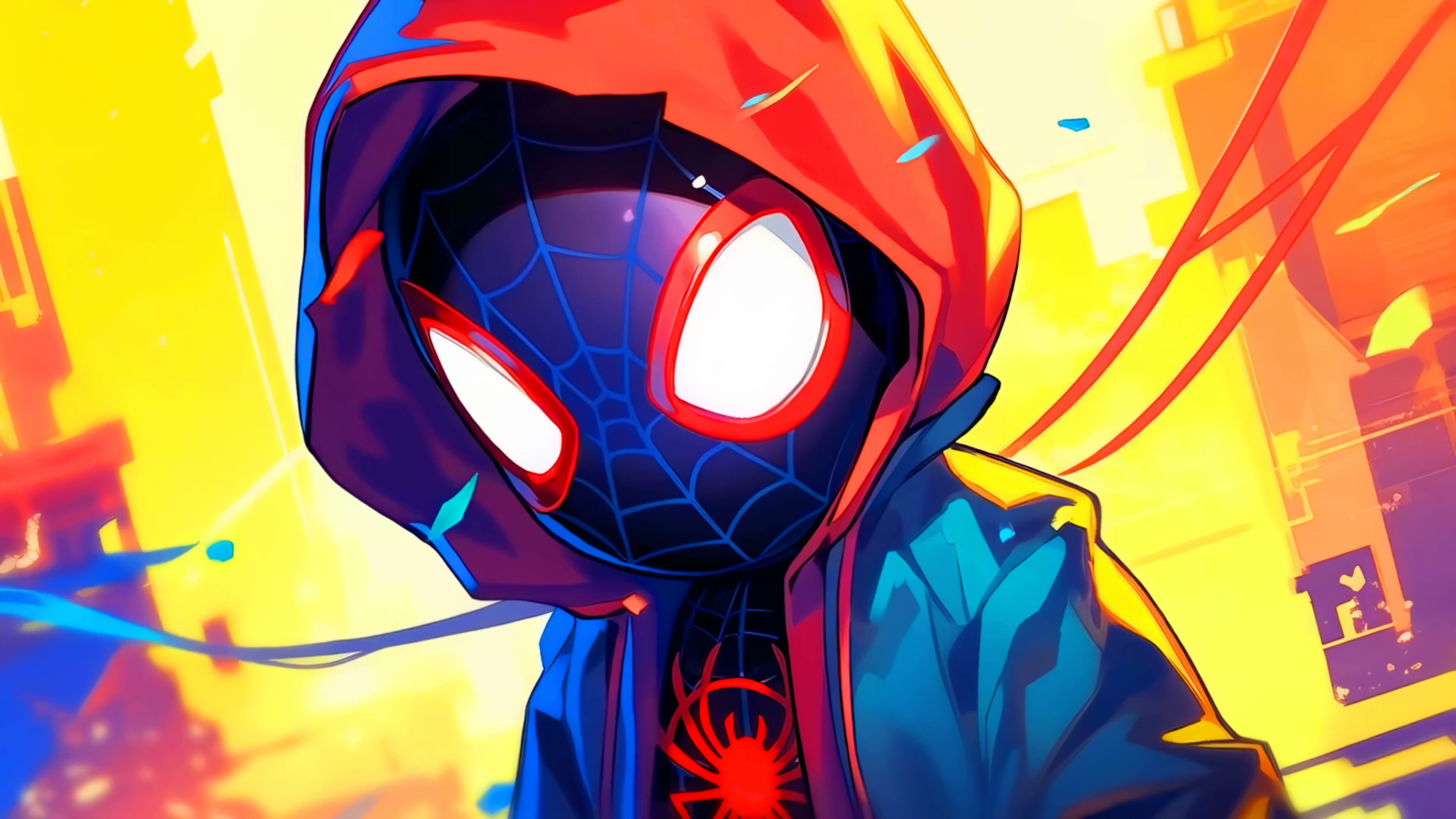 Colorful Spider Man Art Live Wallpaper