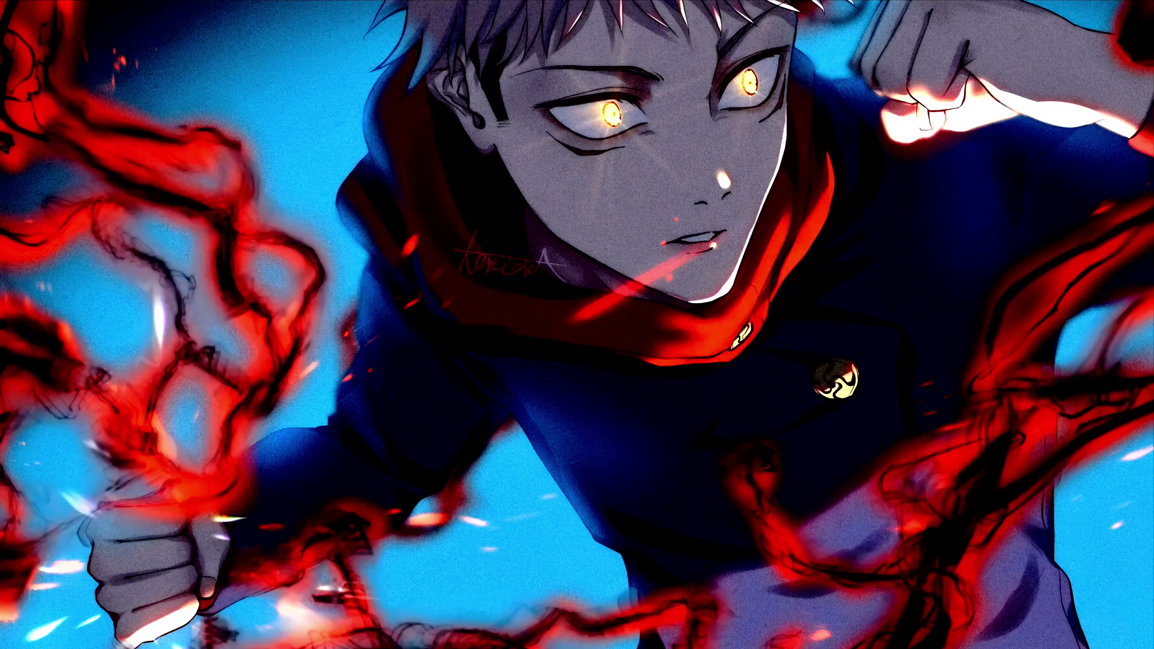 Jujutsu Kaisen - Yuji Itadori Black Flash Live Wallpaper