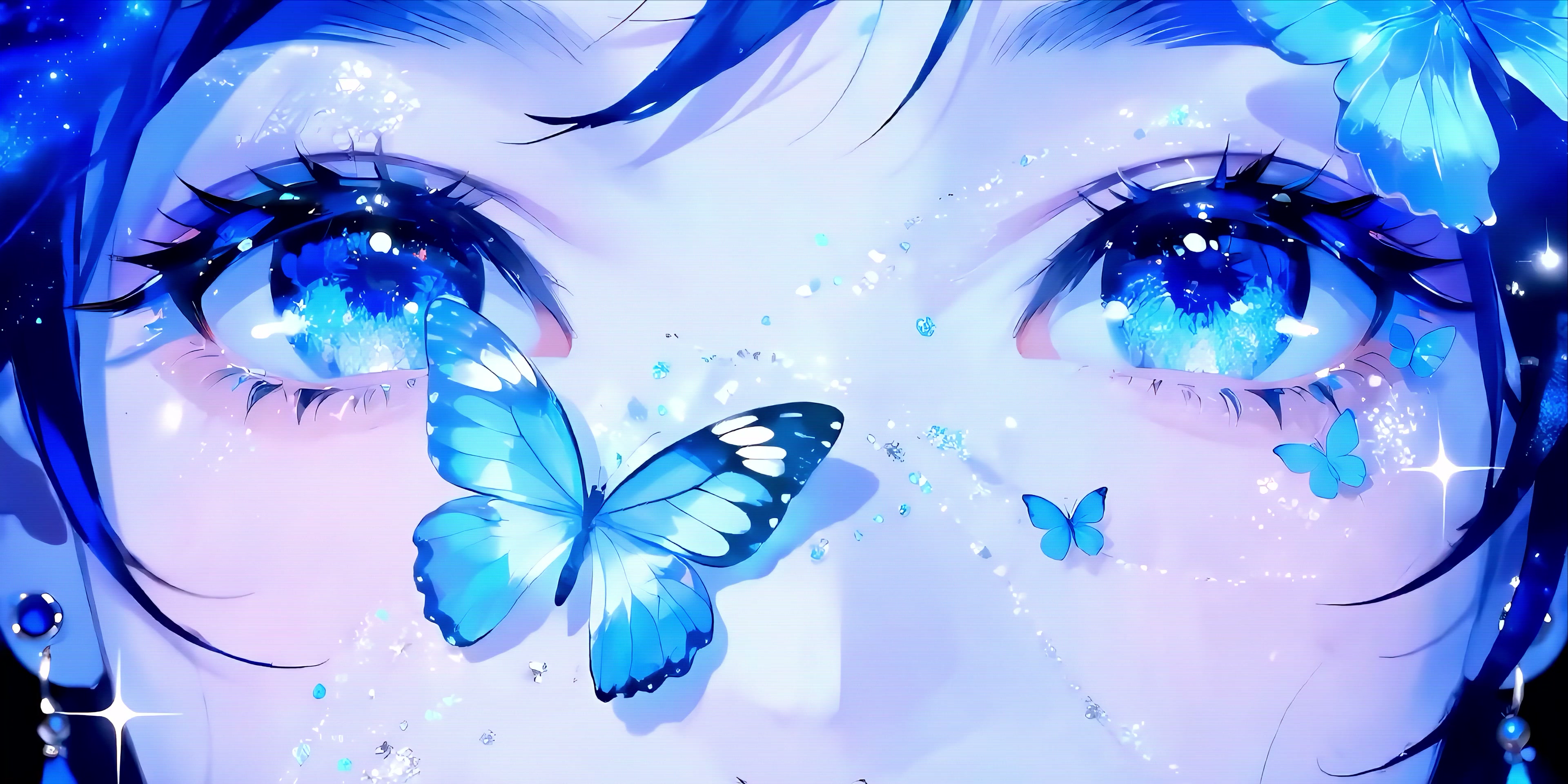 Butterfly Gaze – Ethereal Eyes Live Wallpaper