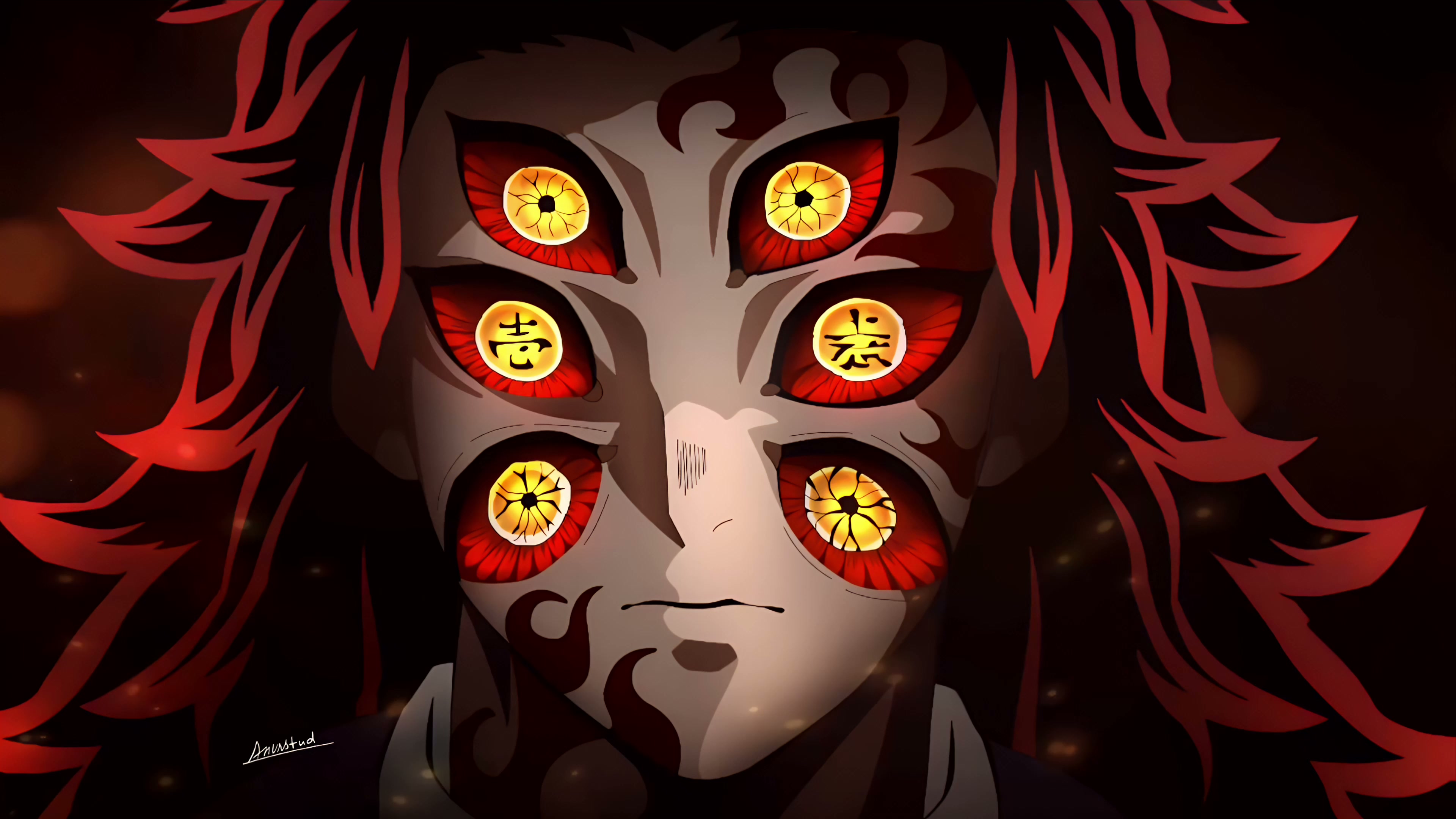 Kokushibo – Six Eyes Demon Slayer Live Wallpaper