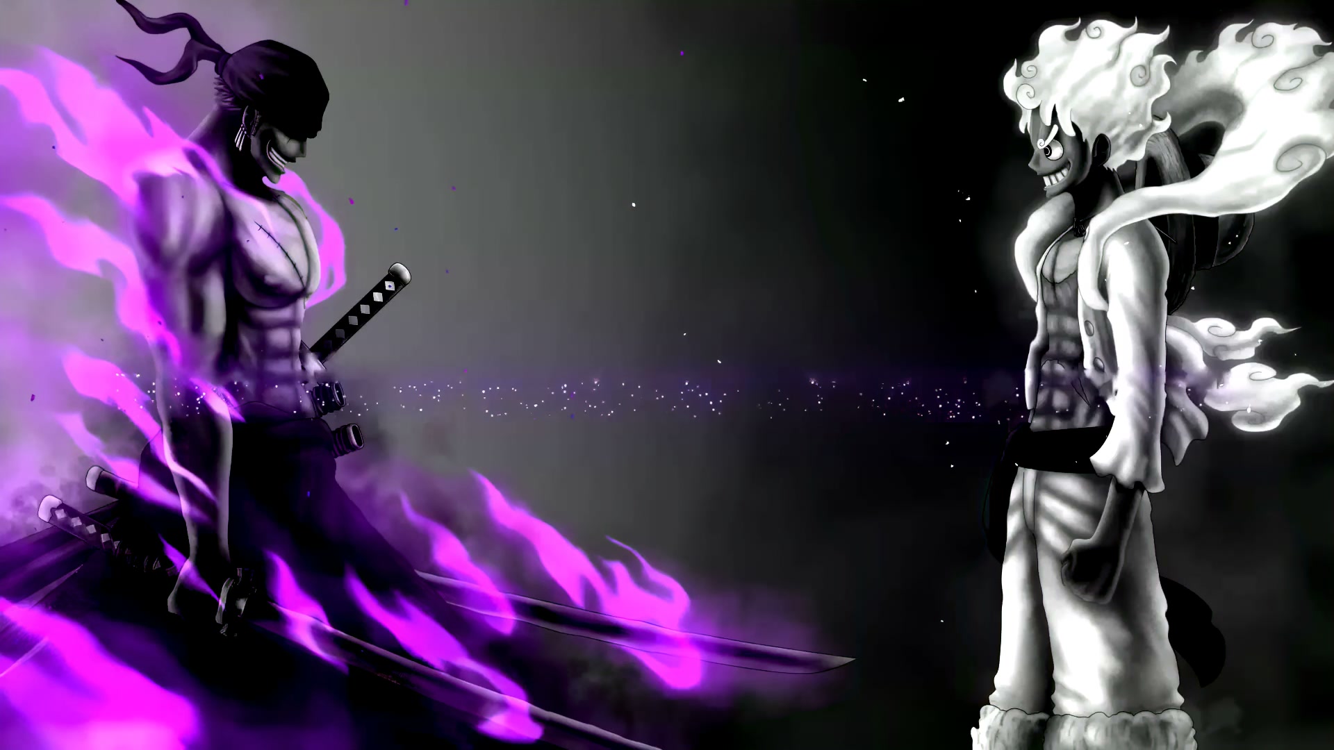 Zoro vs. Luffy Showdown Live Wallpaper