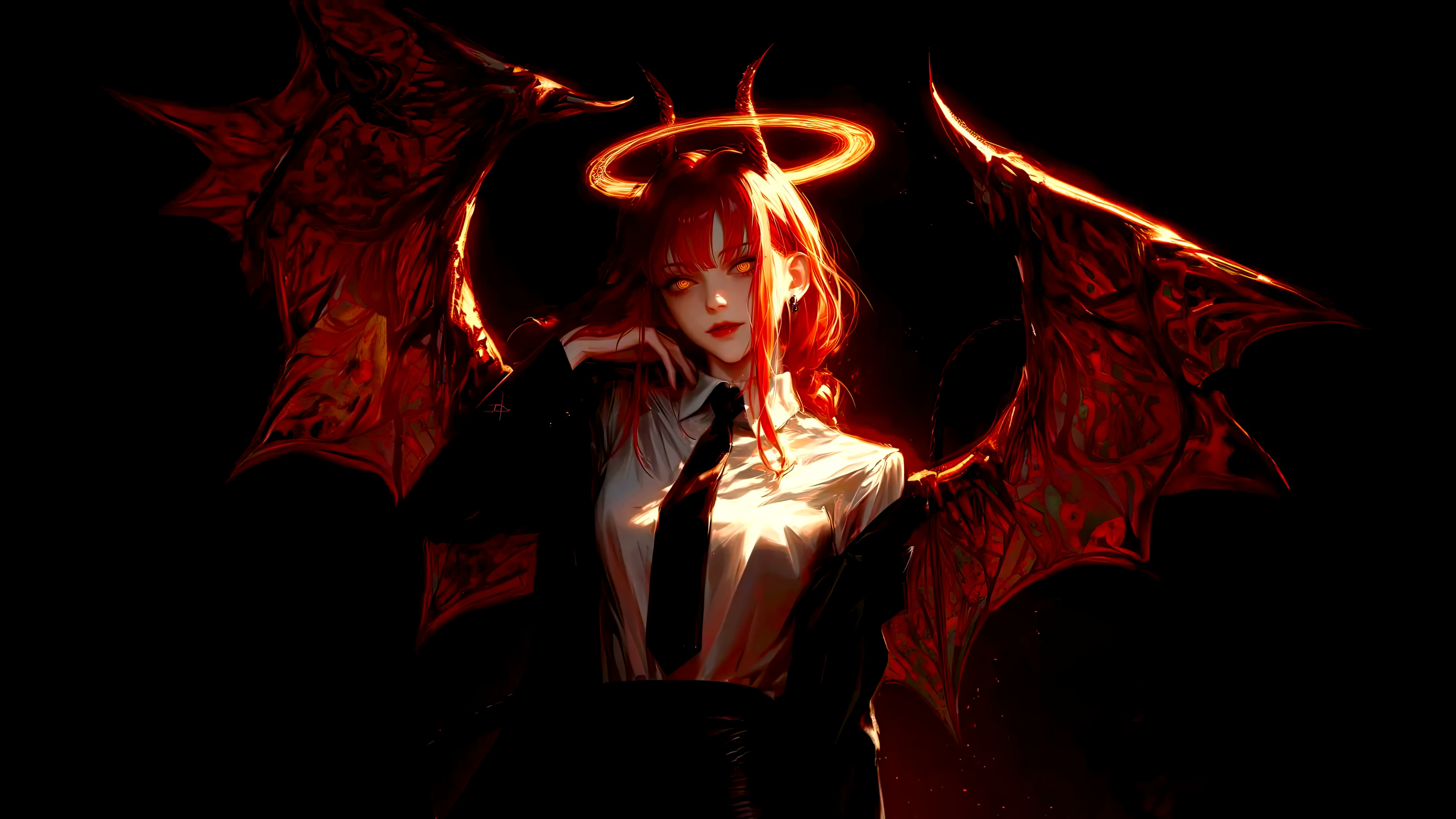 Makimas Fiery Dominion Live Wallpaper