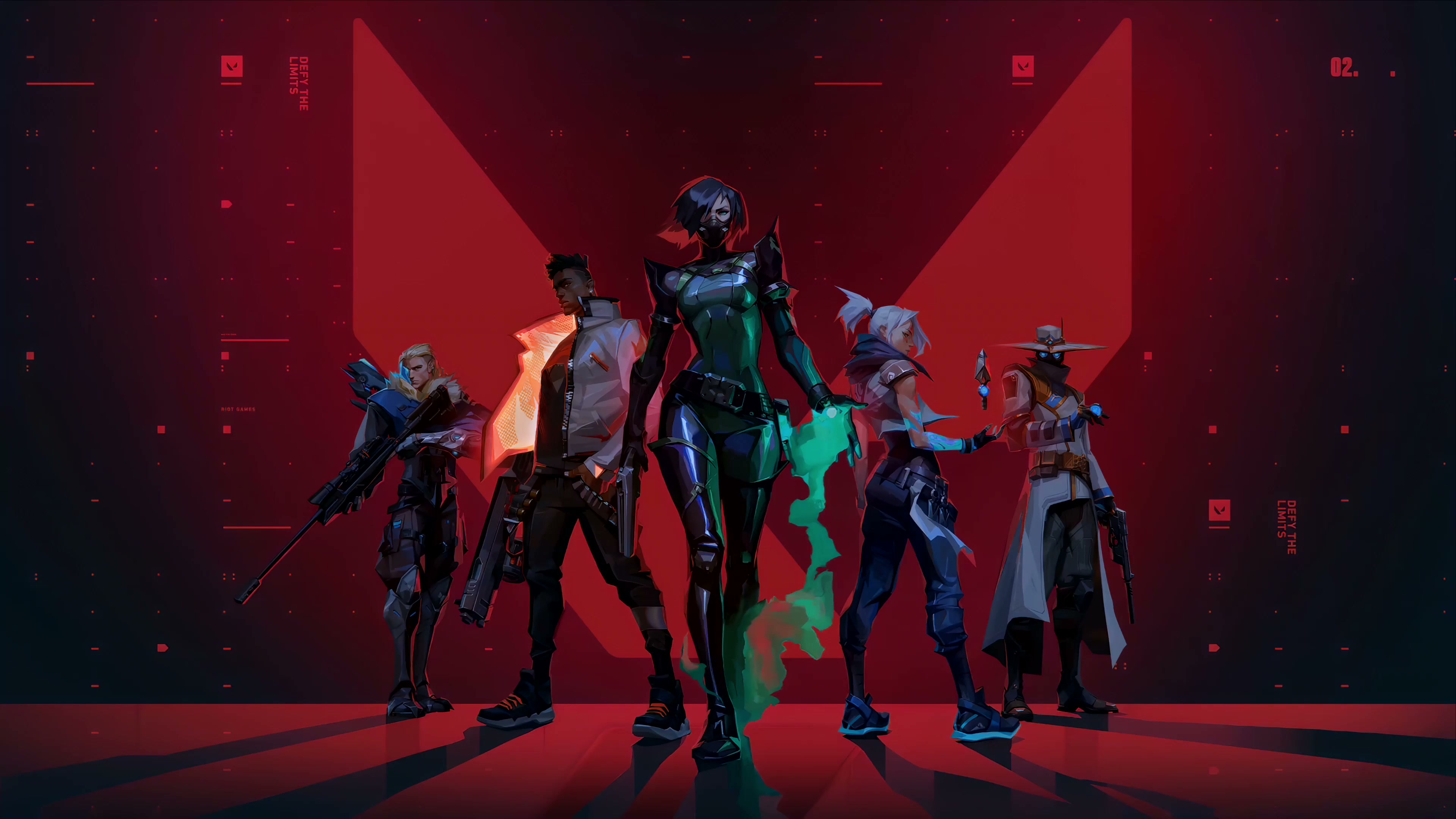 Valorant Team Lineup Live Wallpaper