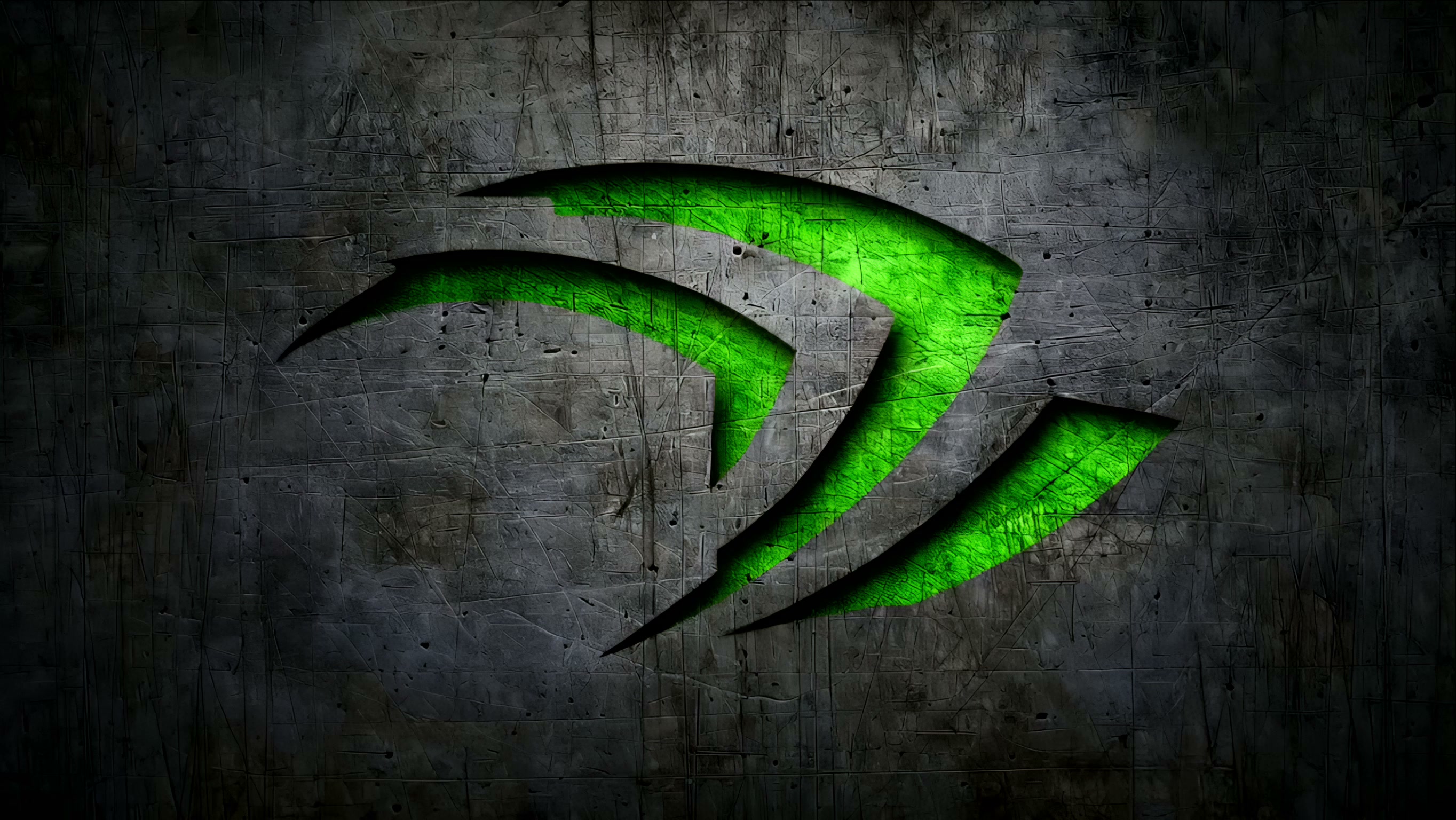Nvidia Metal Grunge Logo Live Wallpaper