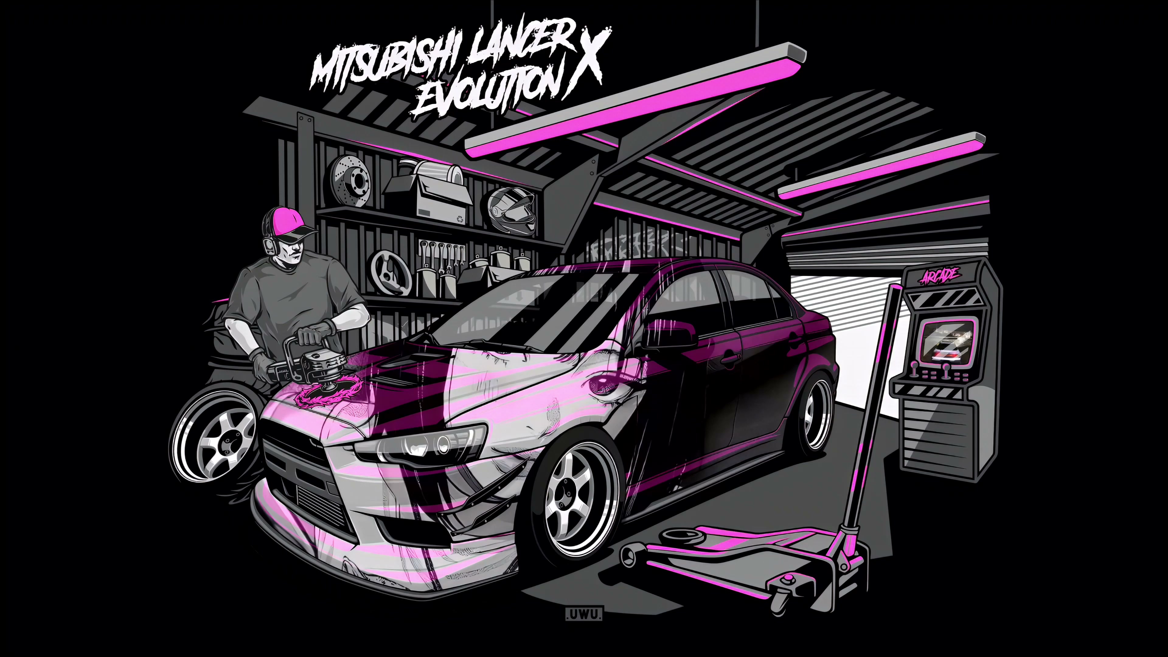 Mitsubishi Lancer Evo X Live Wallpaper