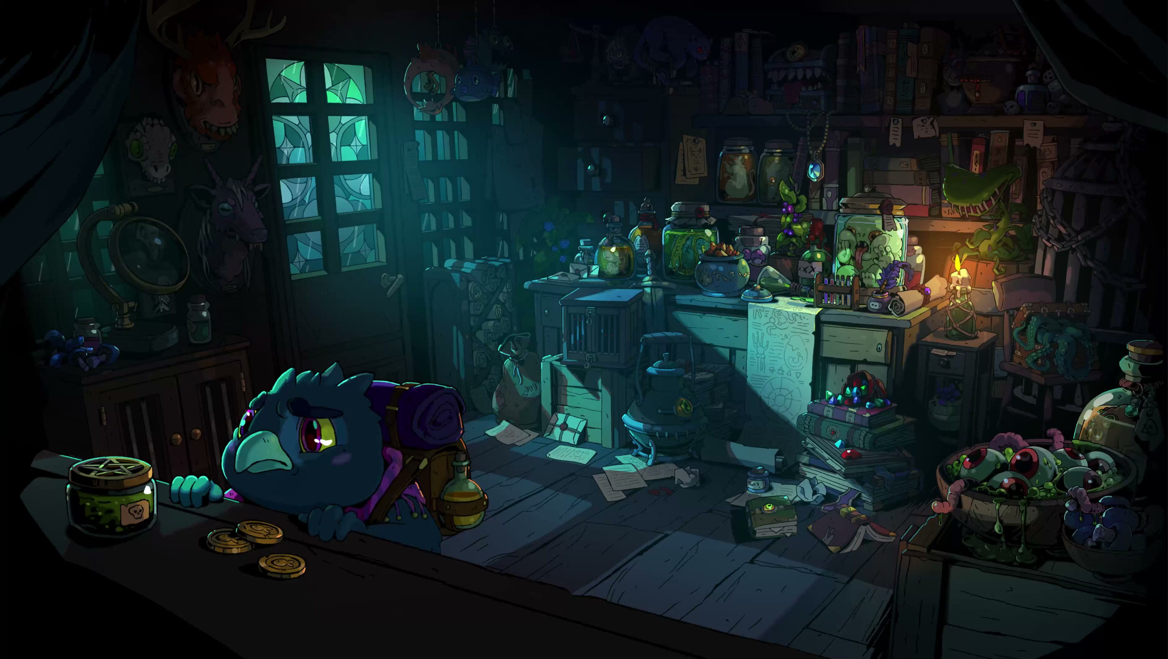 Monster Potion Shop Live Wallpaper