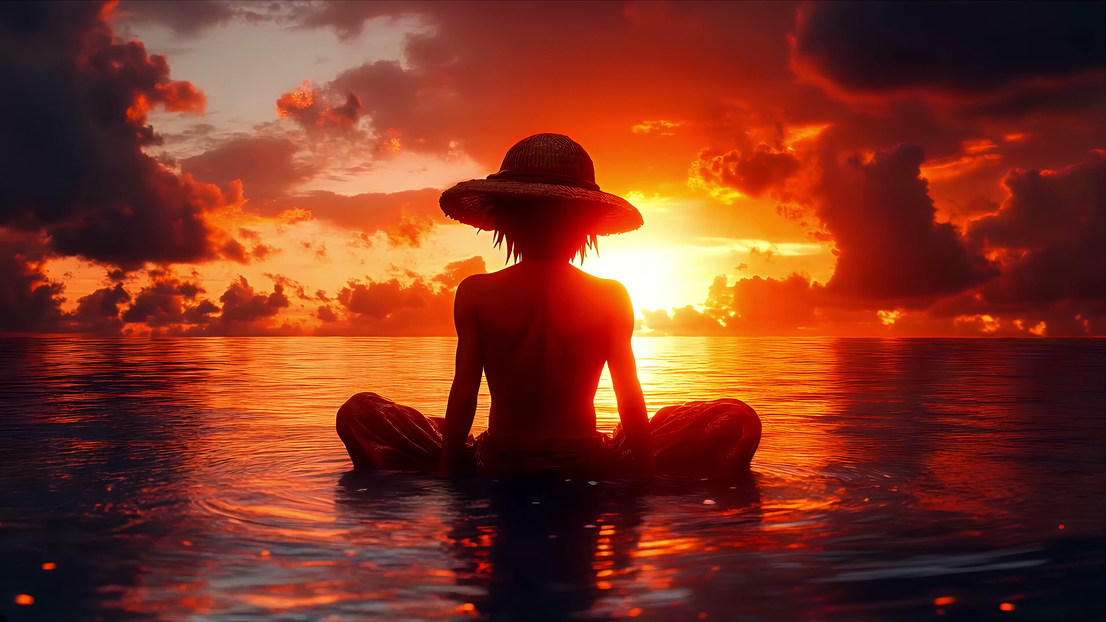 Luffy Meditation Live Wallpaper
