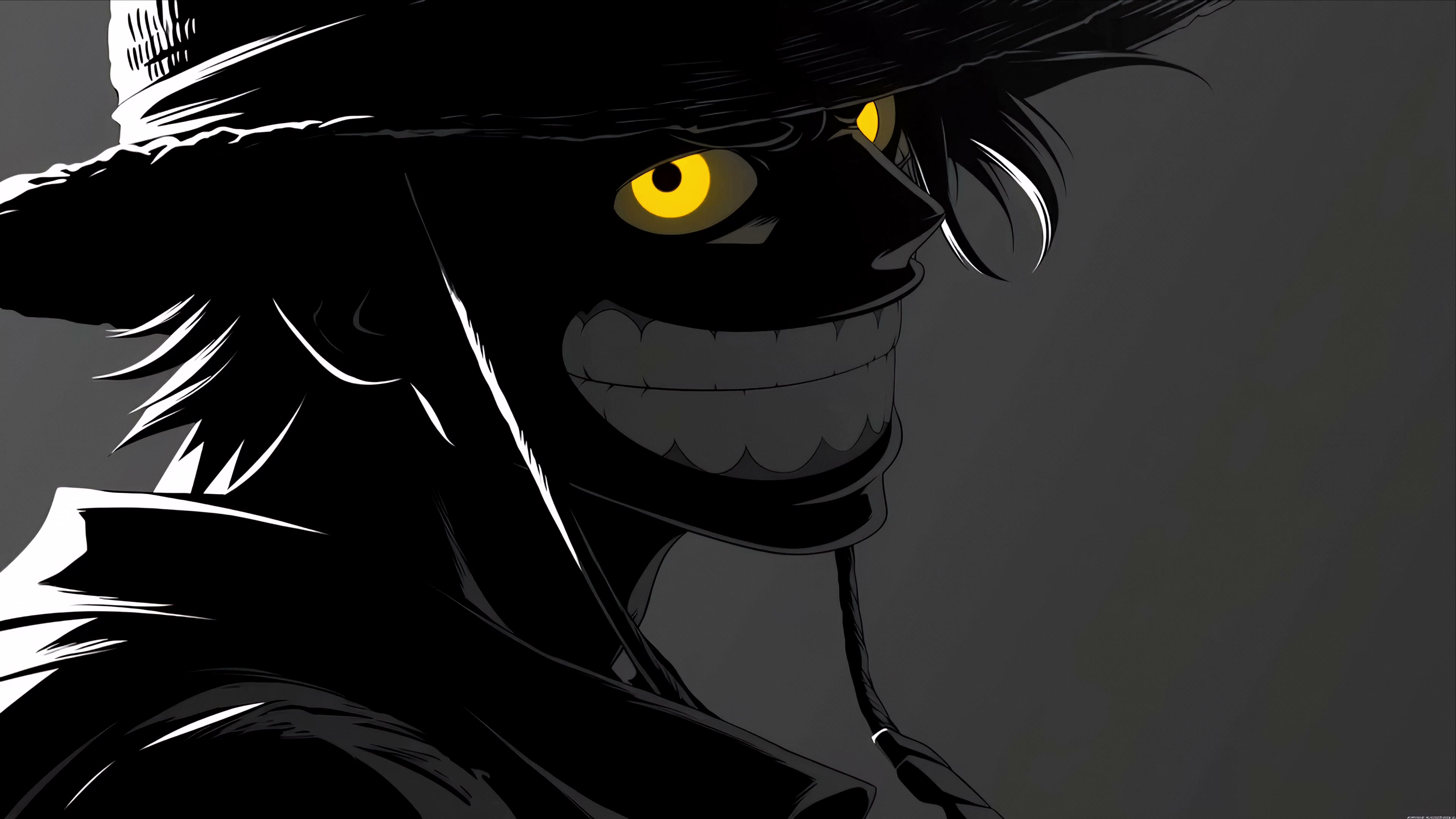 Dark Silhouette Monkey D. Luffy - One Piece Live Wallpaper