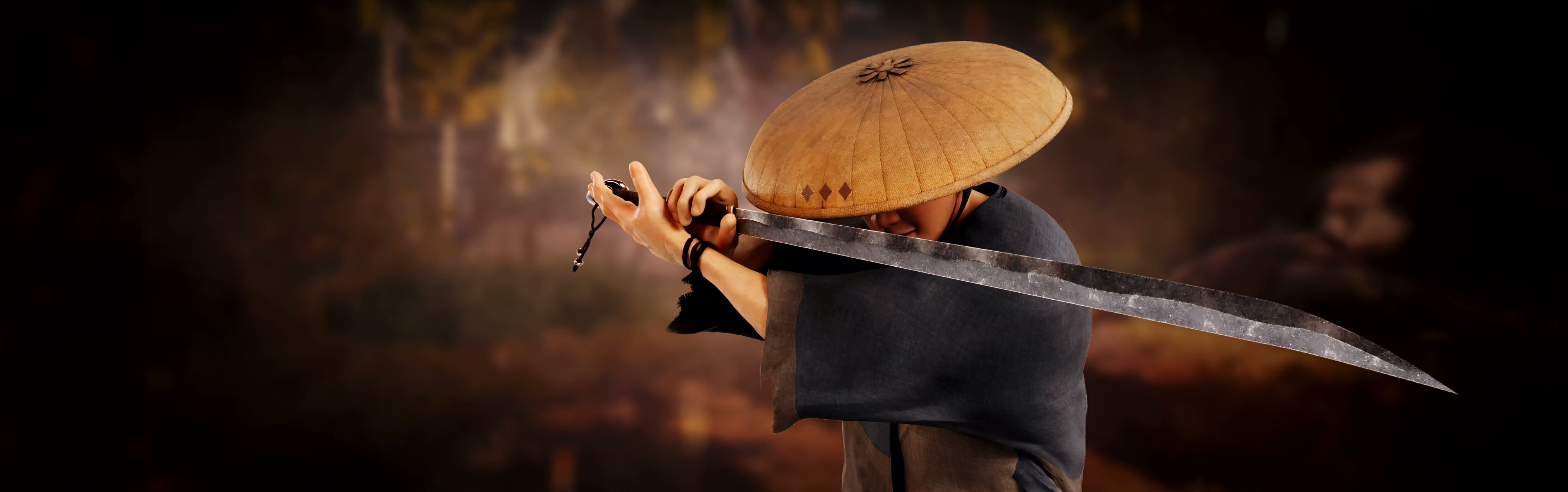 Kusunoki Samurai 4096x1284 Live Wallpaper