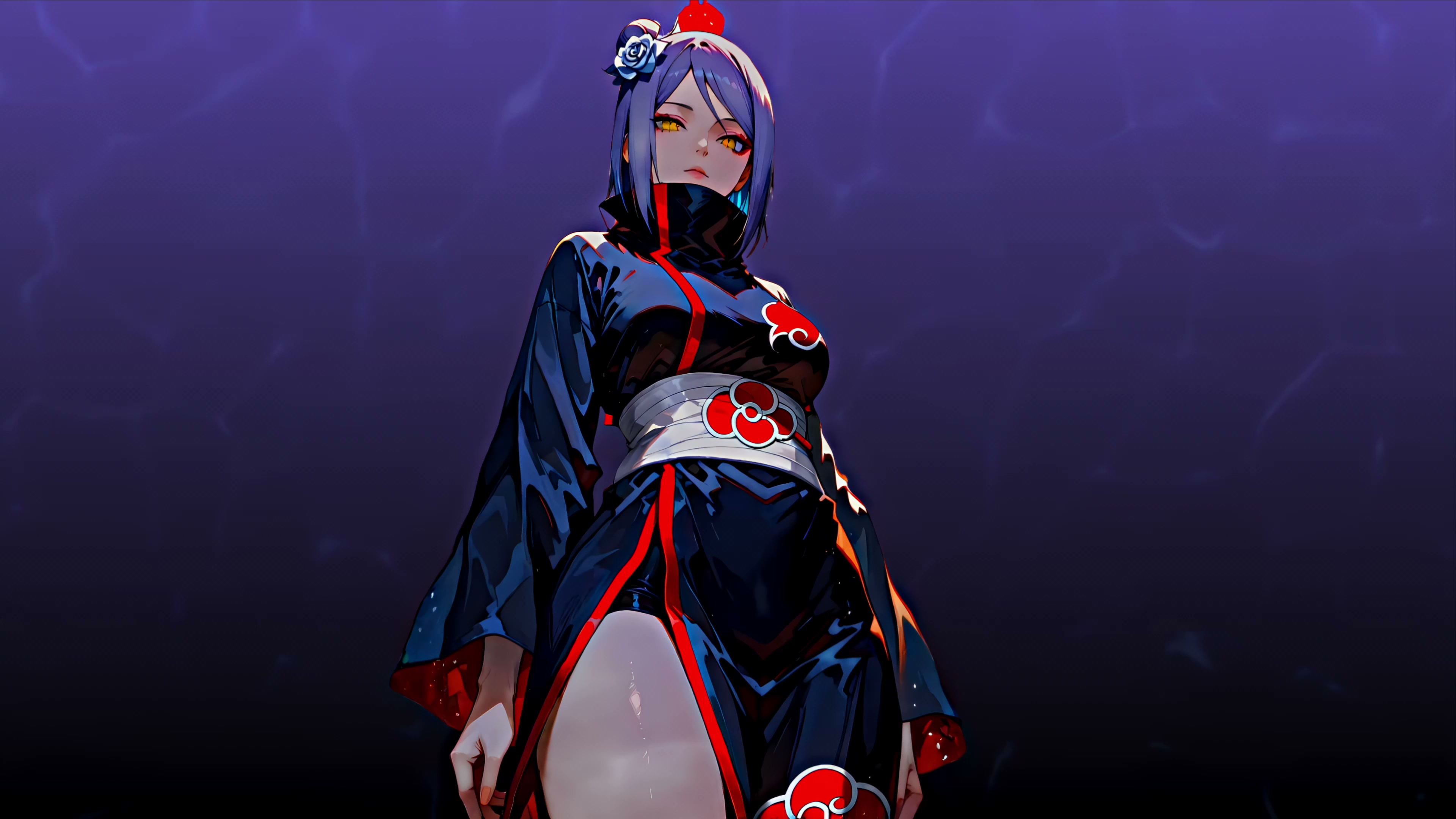 Naruto - Konan Akatsuki Live Wallpaper