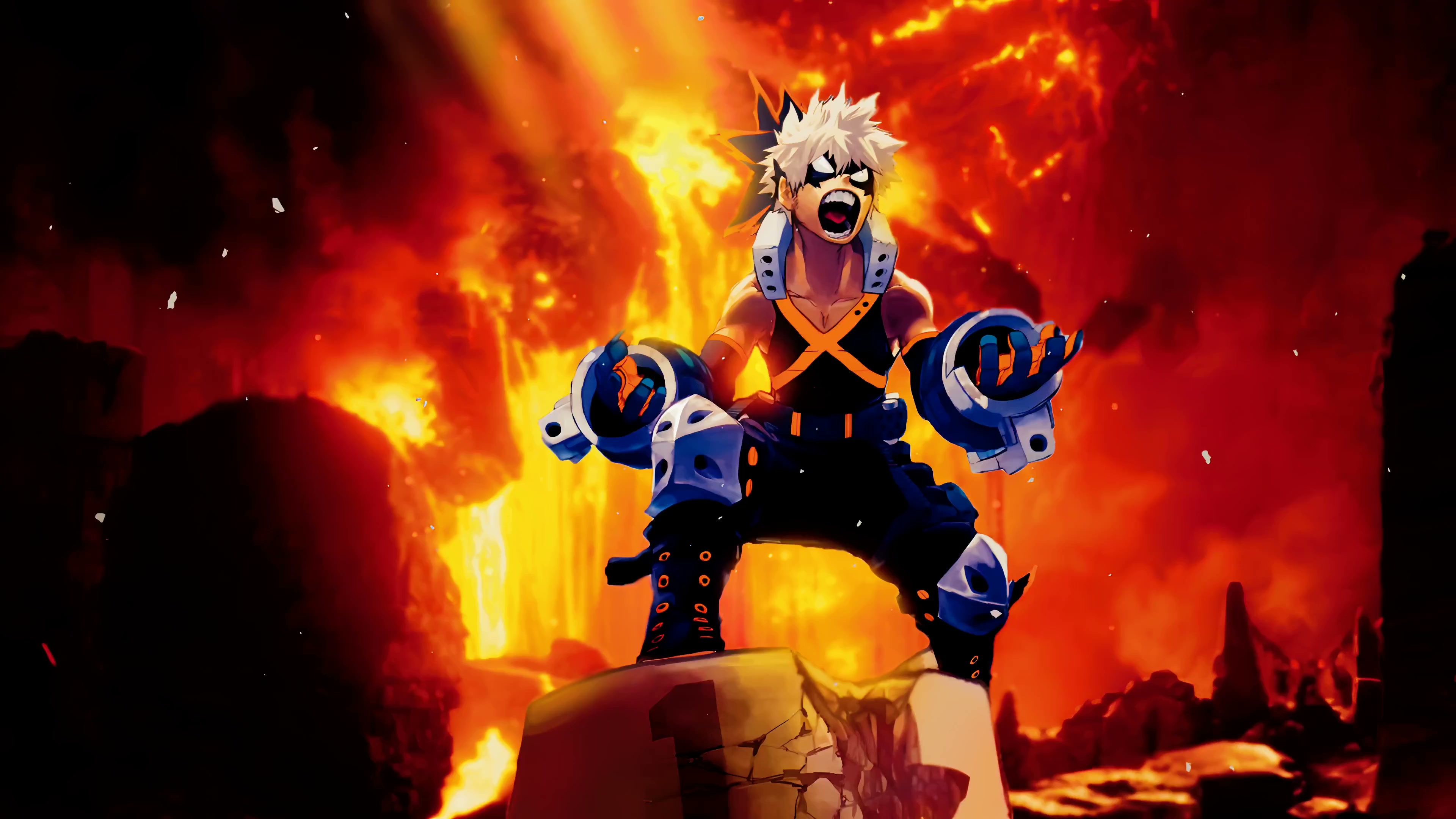 Bakugos Explosive Roar Live Wallpaper