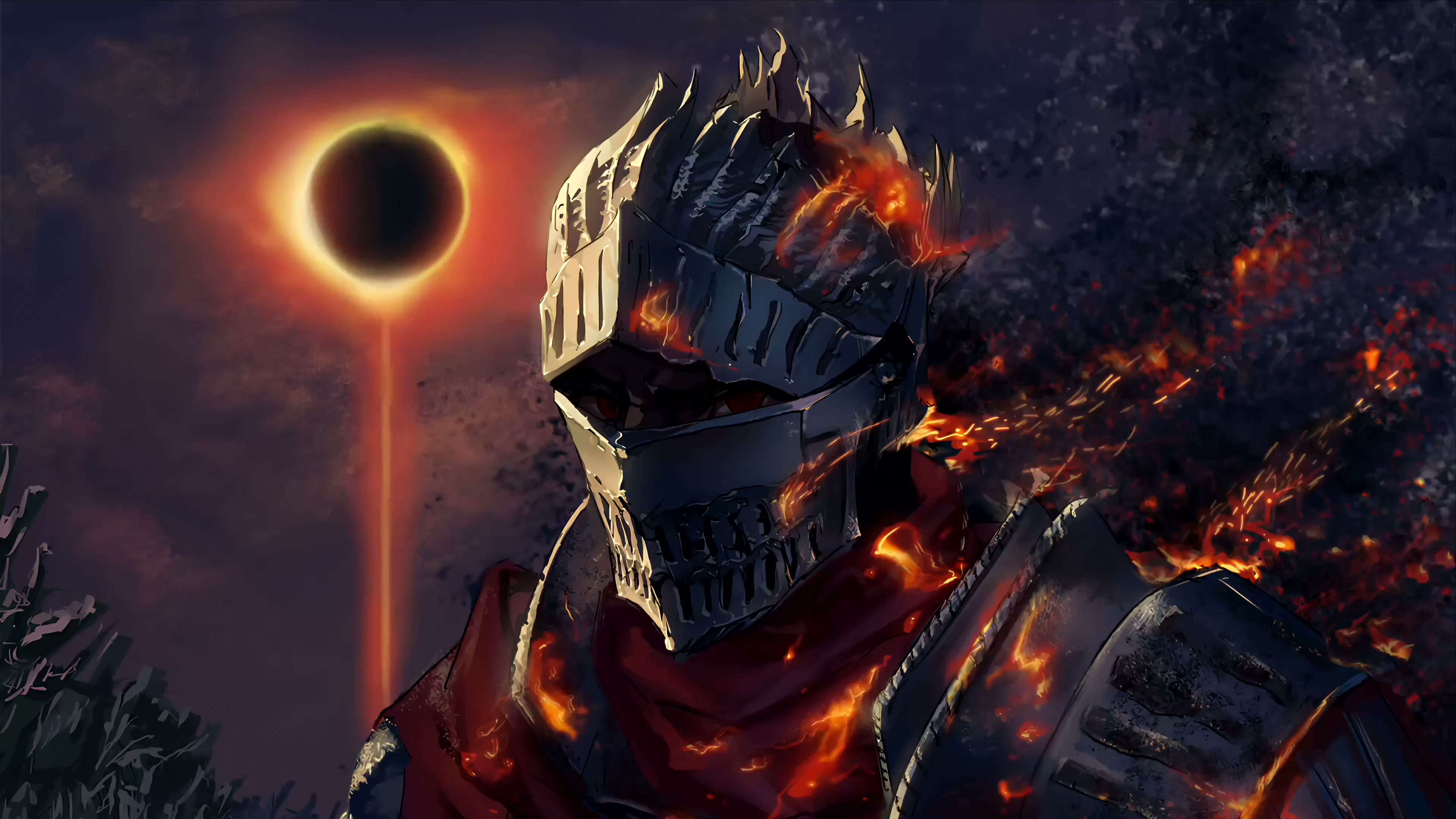 Dark Souls 3 Eclipse Knight Live Wallpaper