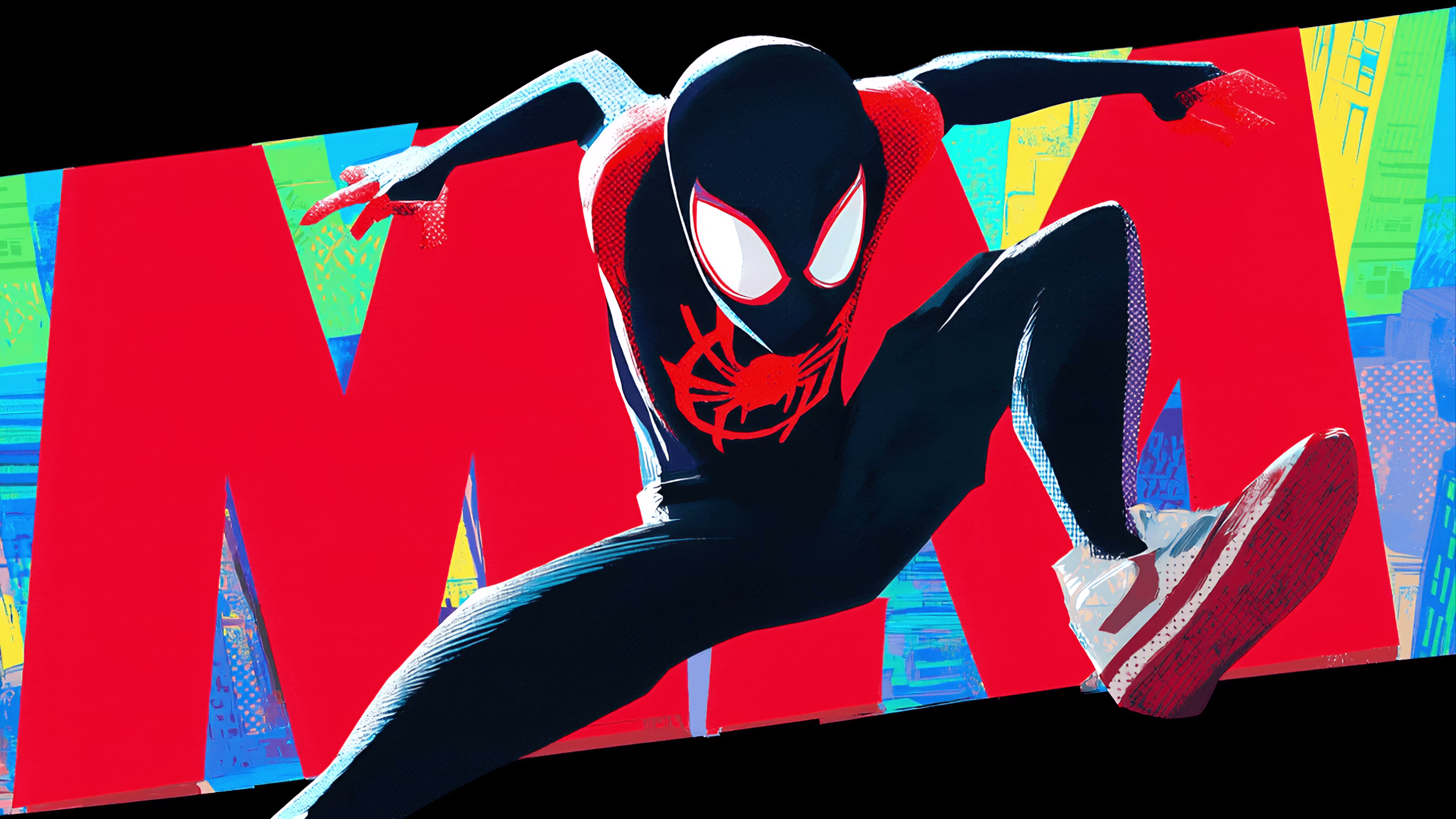 Miles Morales Spider-Verse Jump Live Wallpaper