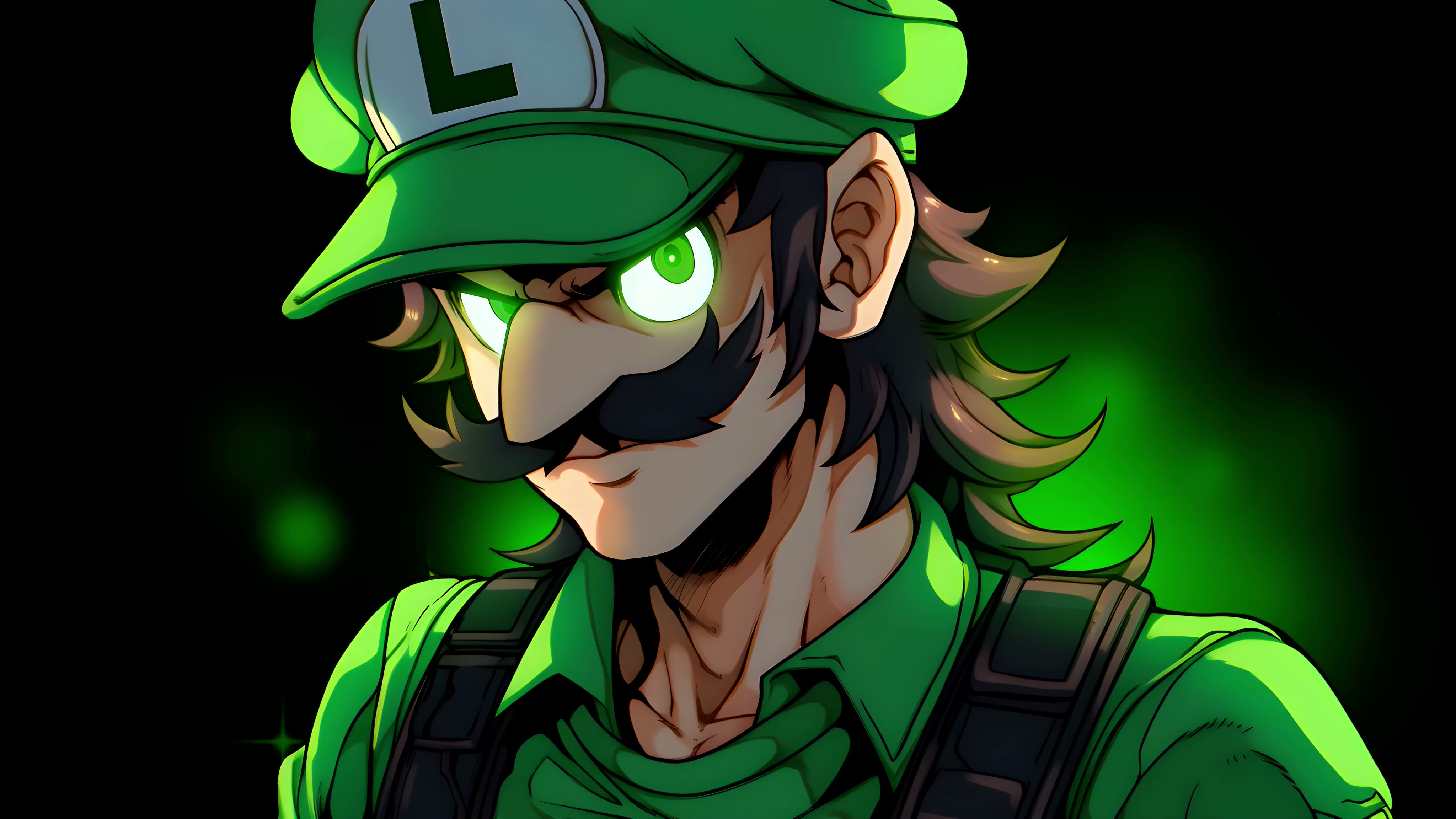 Fierce Luigi Live Wallpaper