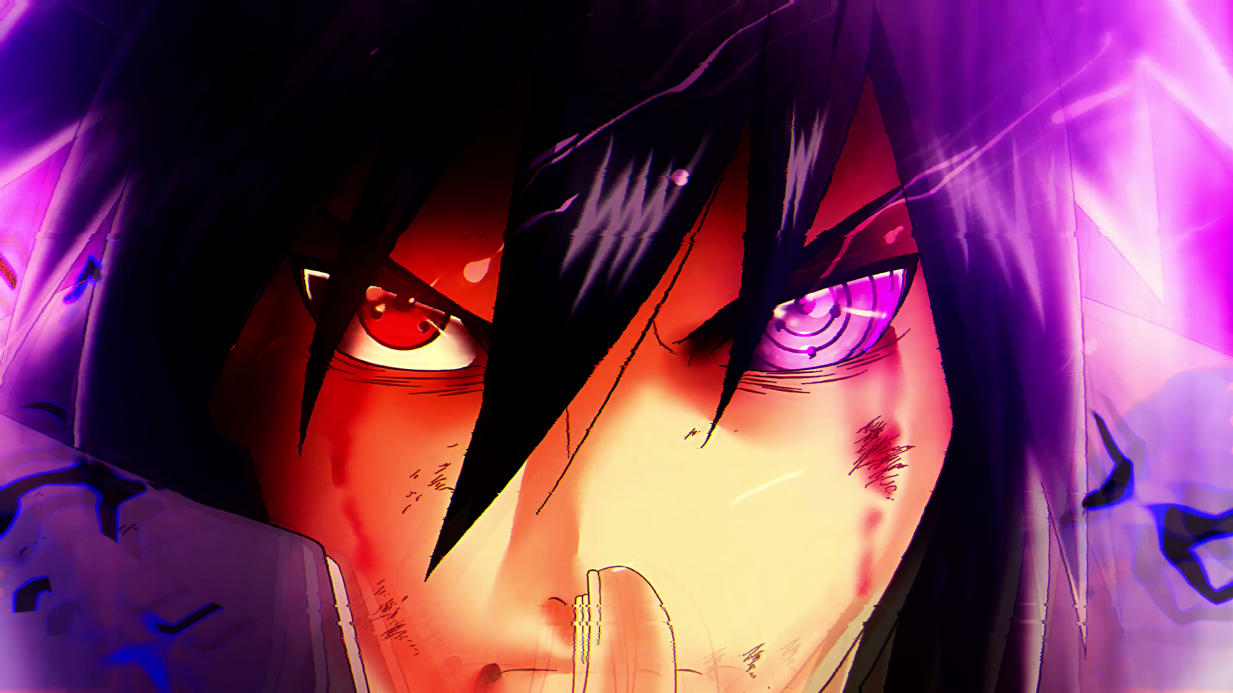 Naruto - Sasuke Uchiha Sharingan & Rinnegan Live Wallpaper