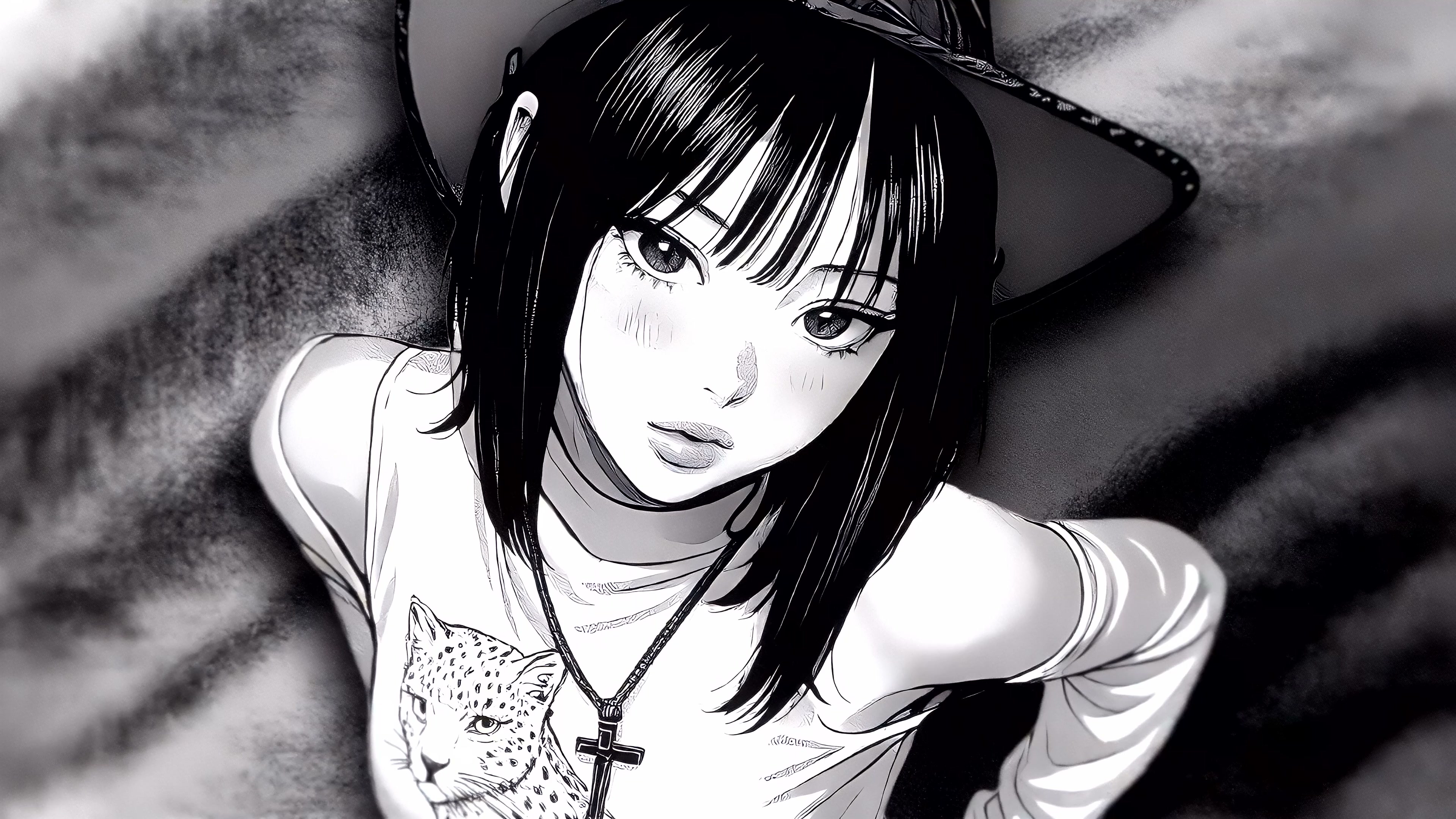 Black and White Look Live Wallpaper