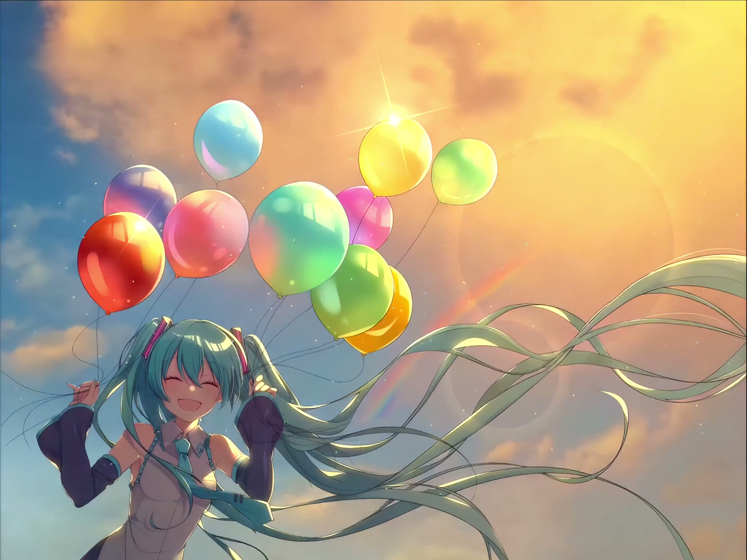 Balloon Sky – Hatsune Miku Live Wallpaper