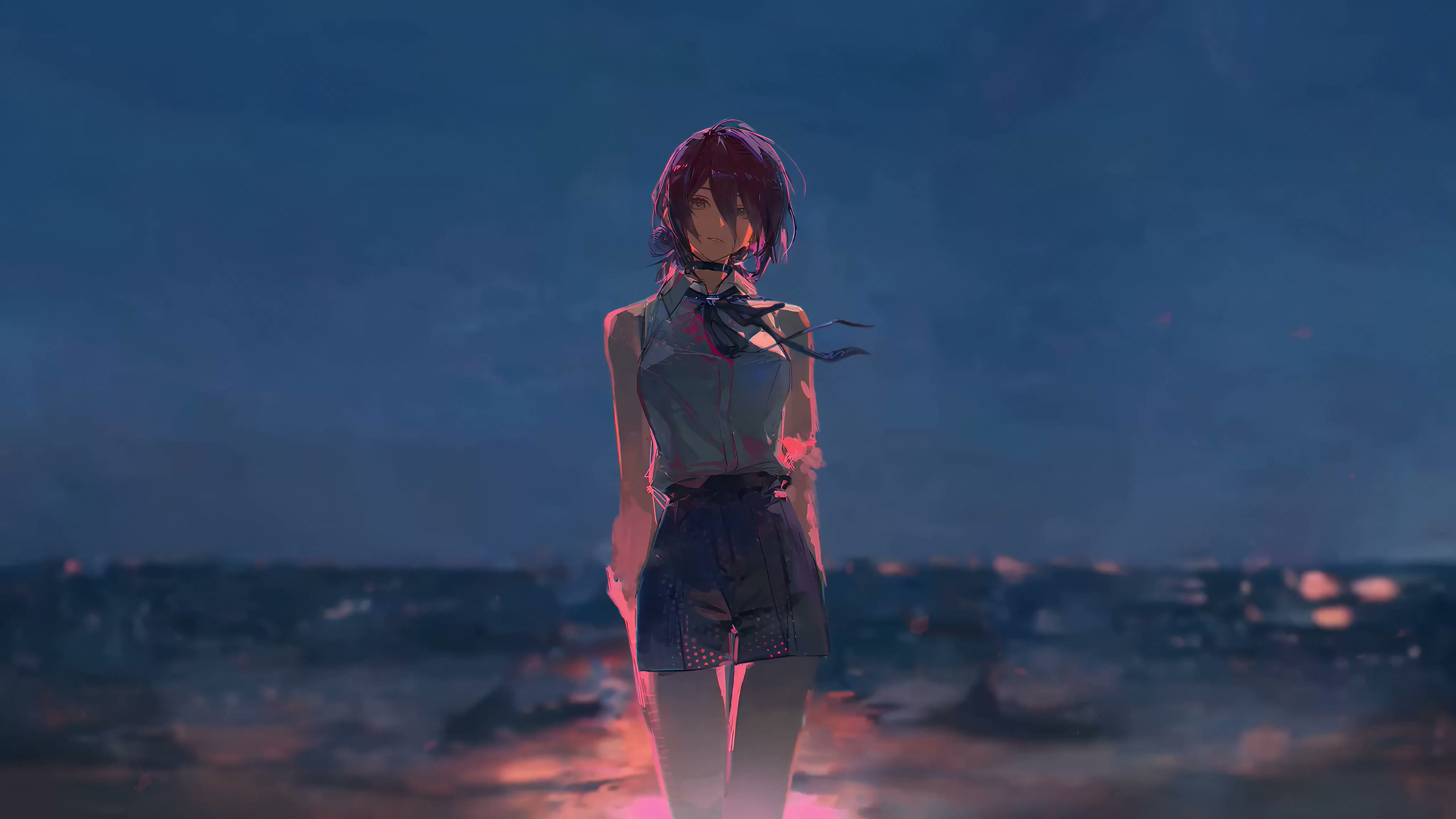 Chainsaw Man - Reze (Bomb Girl) Cinematic Dusk Live Wallpaper