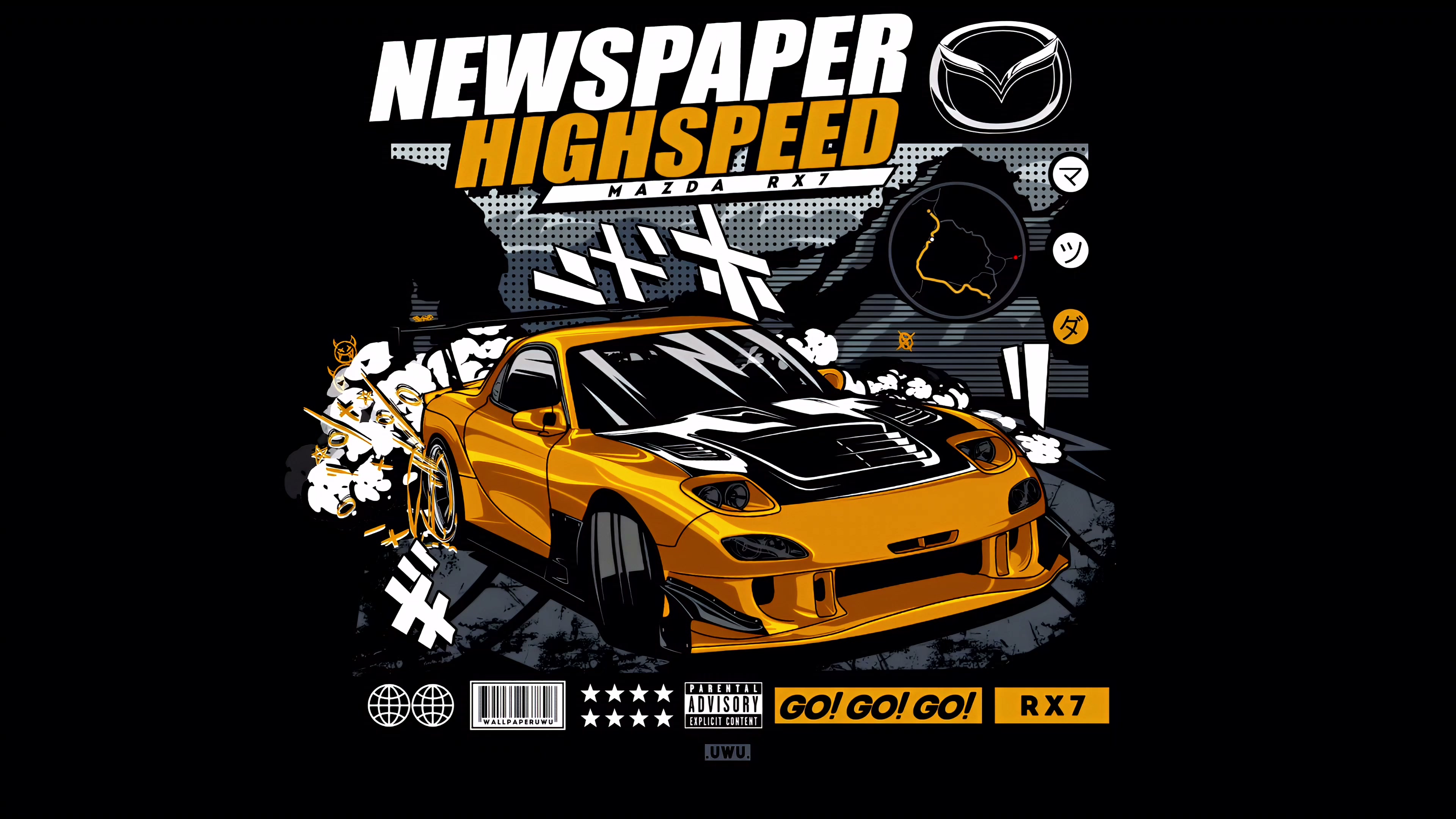 Turbo Drift – Mazda RX-7 Live Wallpaper