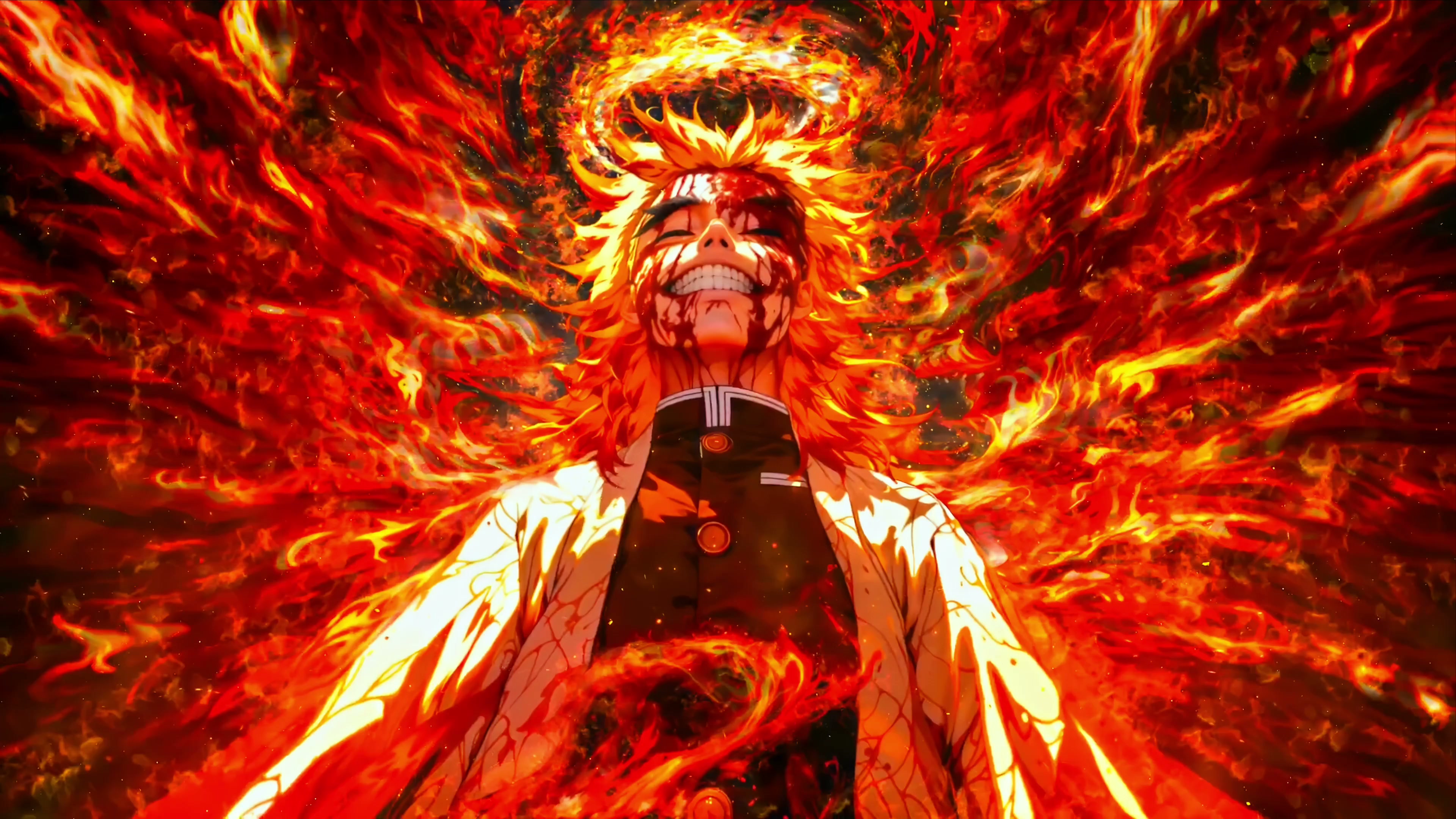 Rengoku Flame Hashira Live Wallpaper