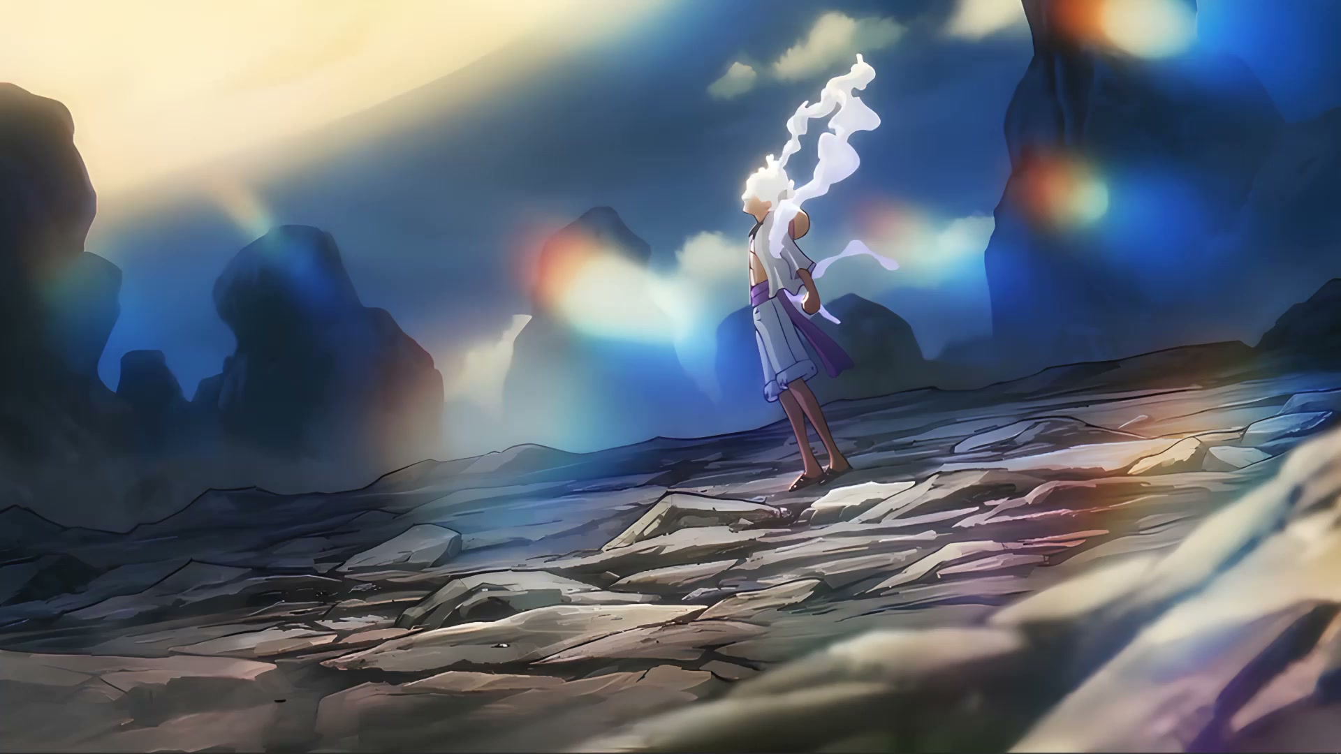 Luffy Gear 5 HD Live Wallpaper
