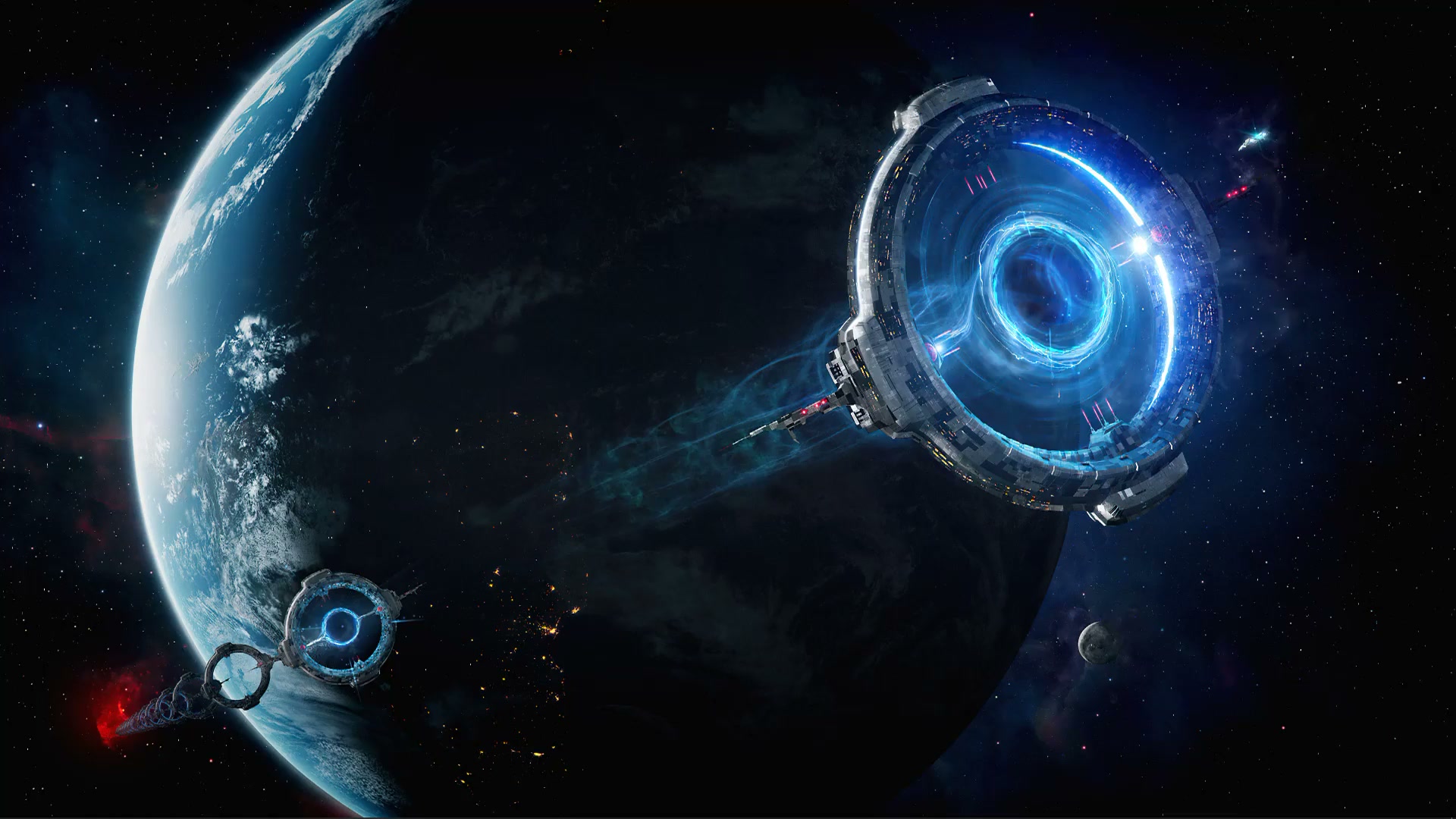 Space Station AI Live Wallpaper