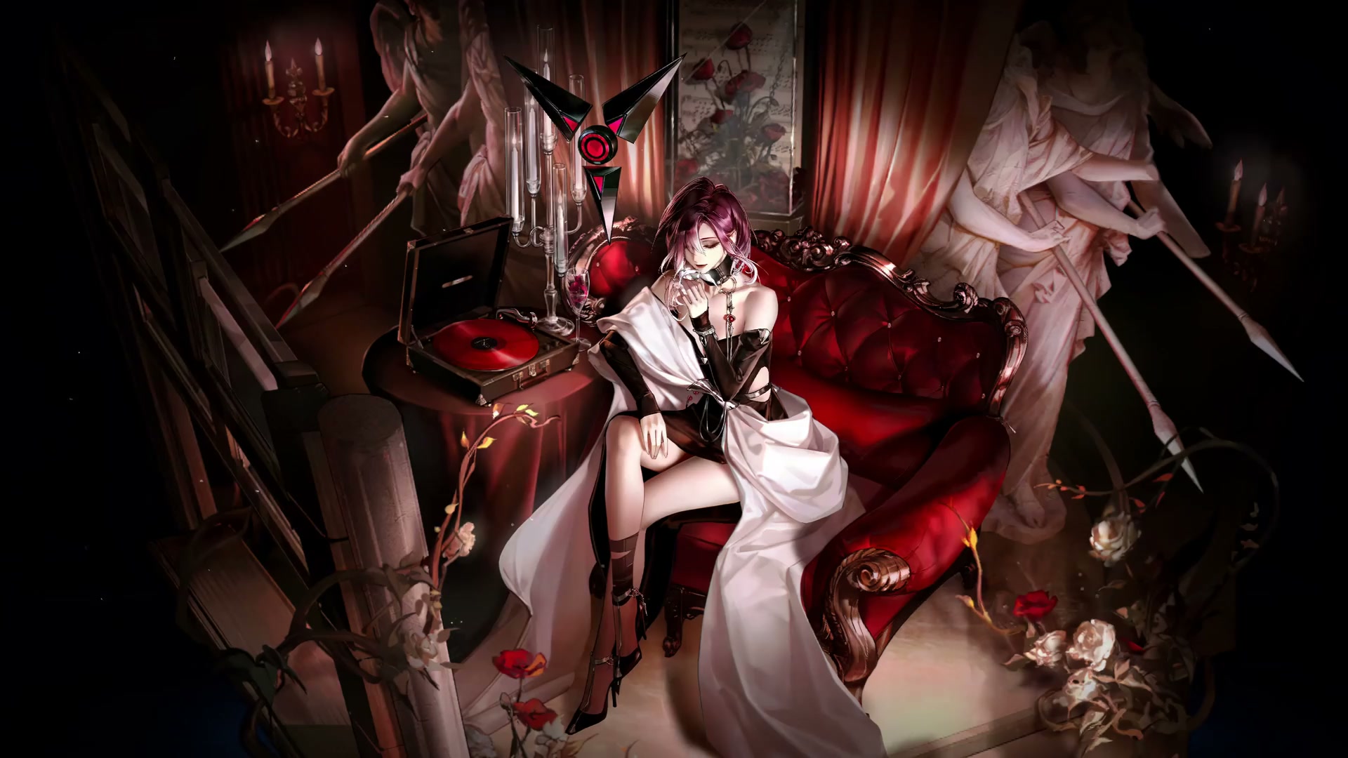 Girl in Room Live Wallpaper